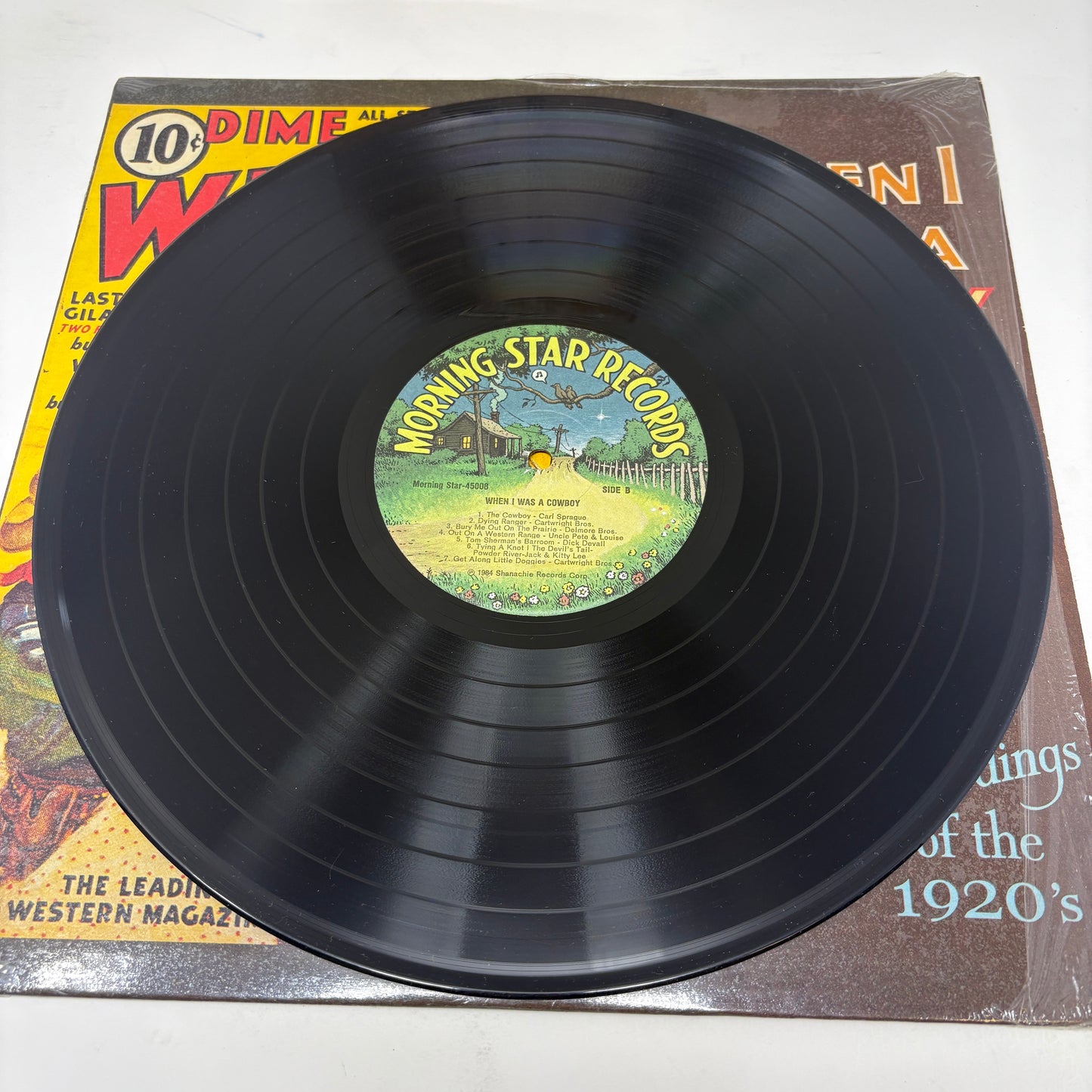 Various : When I Was A Cowboy - Songs Of Cowboy Life - Classic Recordings Of The 1920's (LP,Compilation)