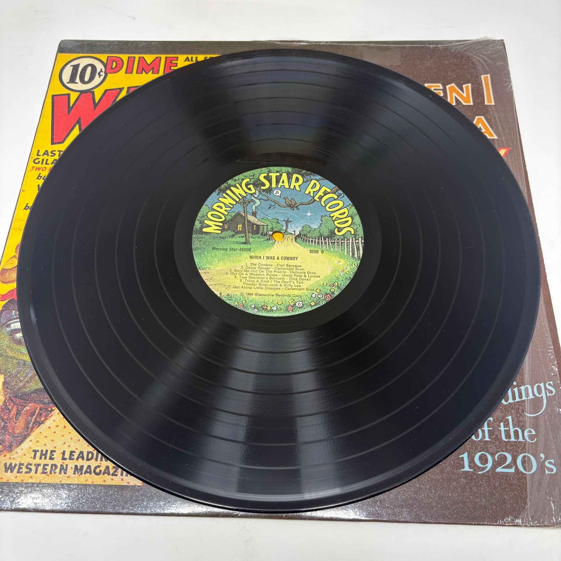 Various : When I Was A Cowboy - Songs Of Cowboy Life - Classic Recordings Of The 1920's (LP,Compilation)