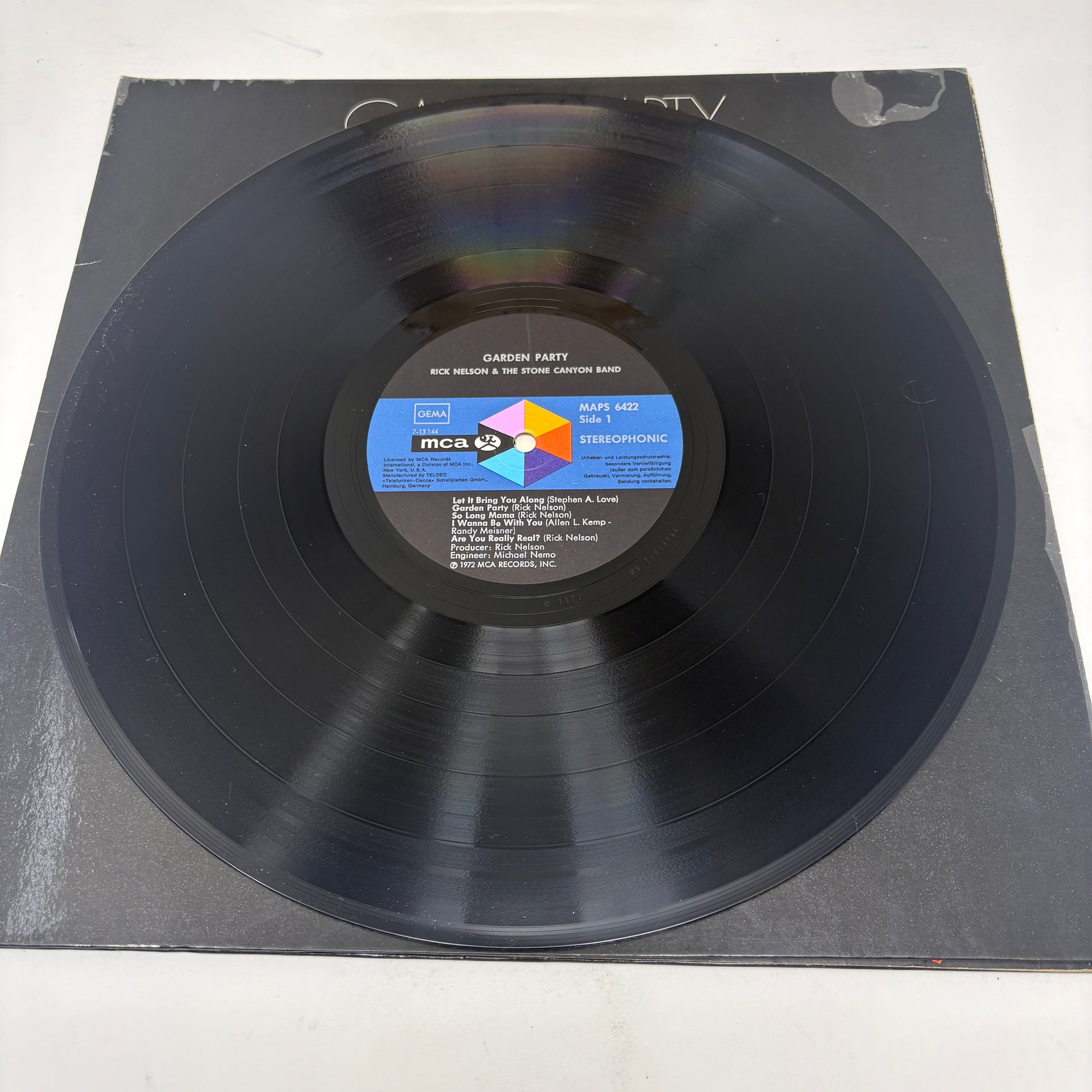 Rick Nelson & The Stone Canyon Band : Garden Party (LP,Album)