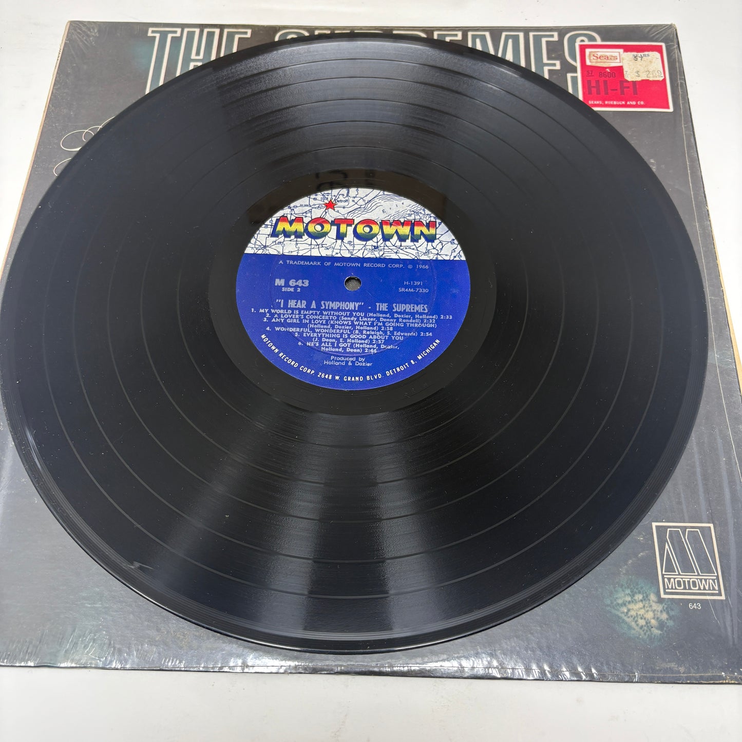 The Supremes : I Hear A Symphony (LP,Mono,Album)