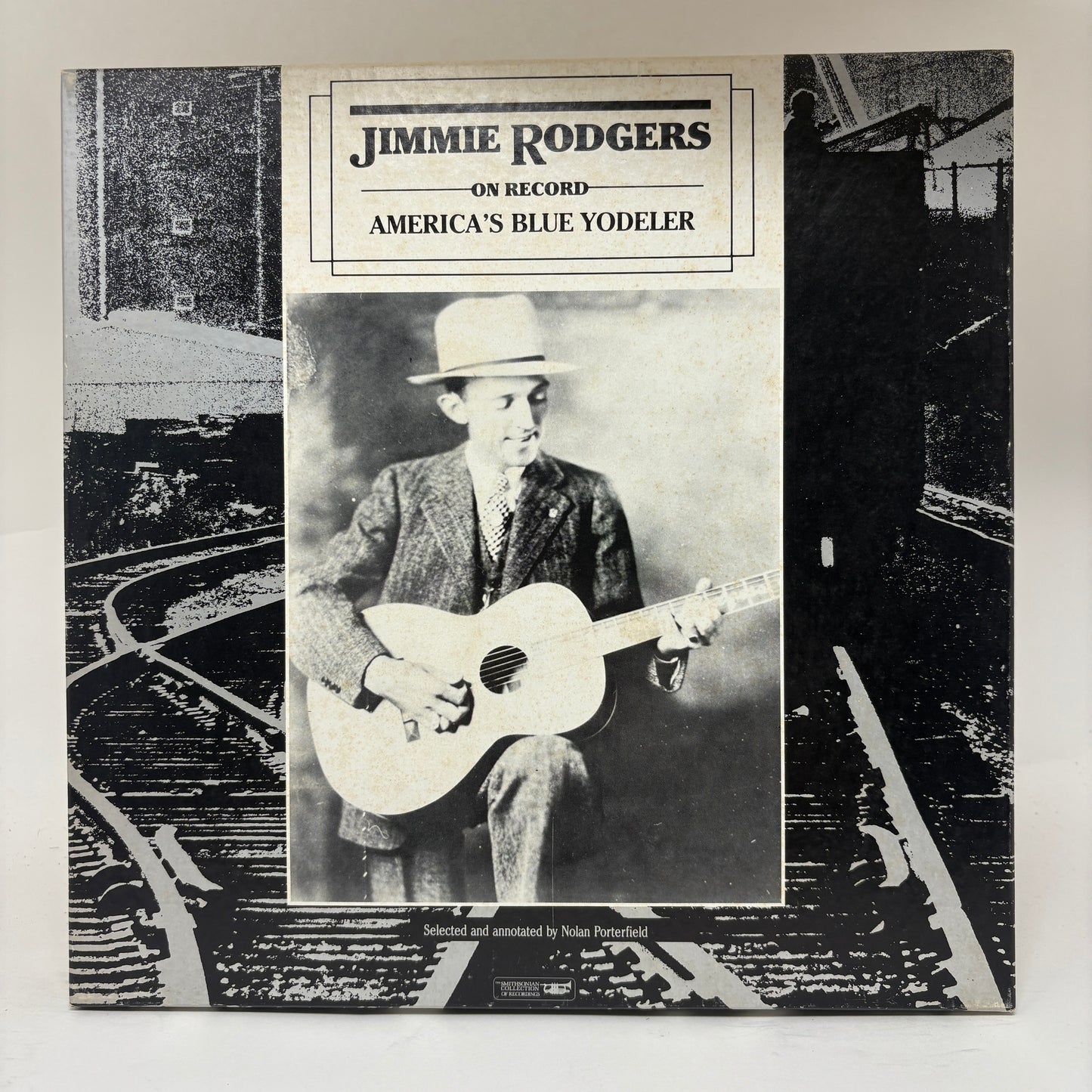 Jimmie Rodgers : On Record: America's Blue Yodeler (LP,Compilation)