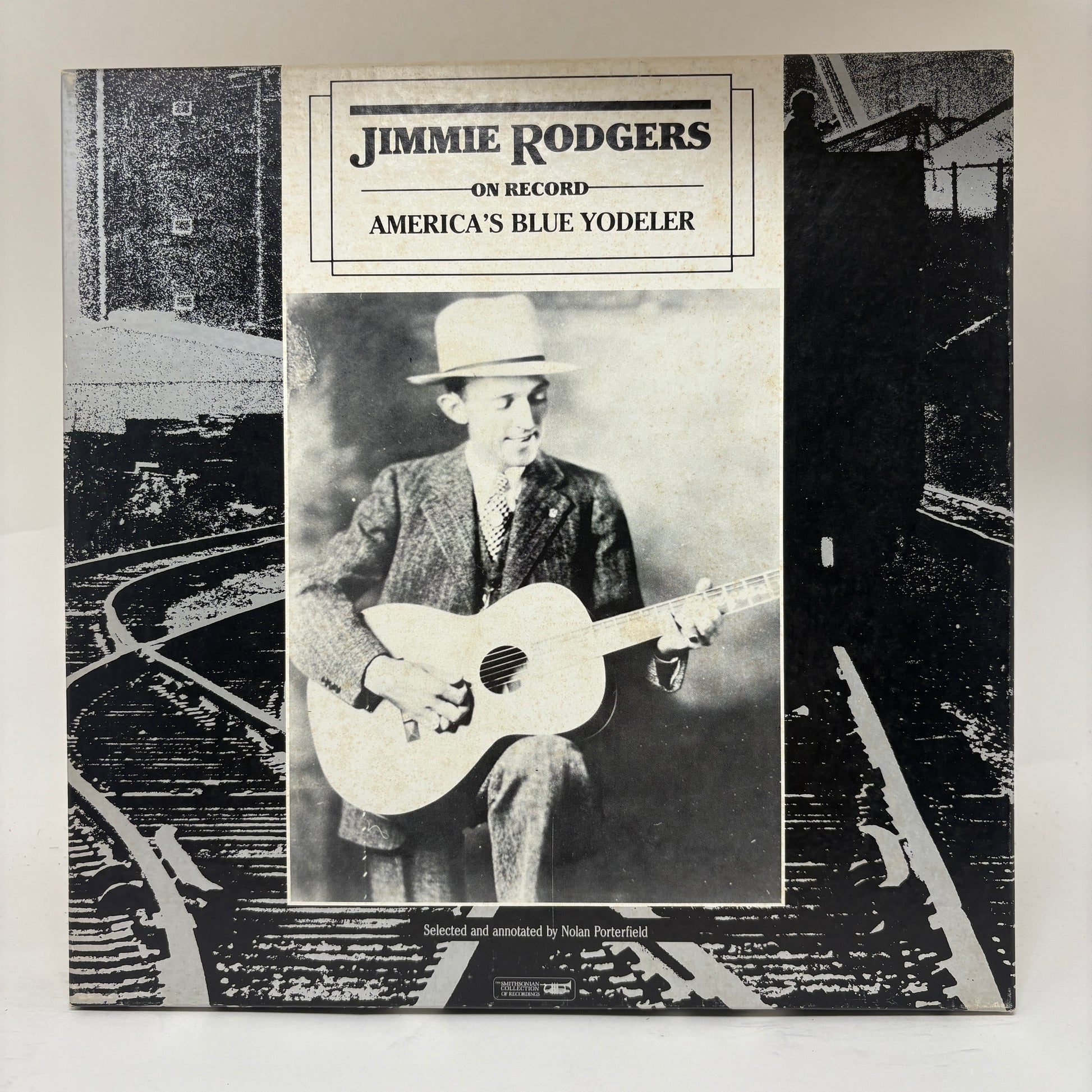 Jimmie Rodgers : On Record: America's Blue Yodeler (LP,Compilation)