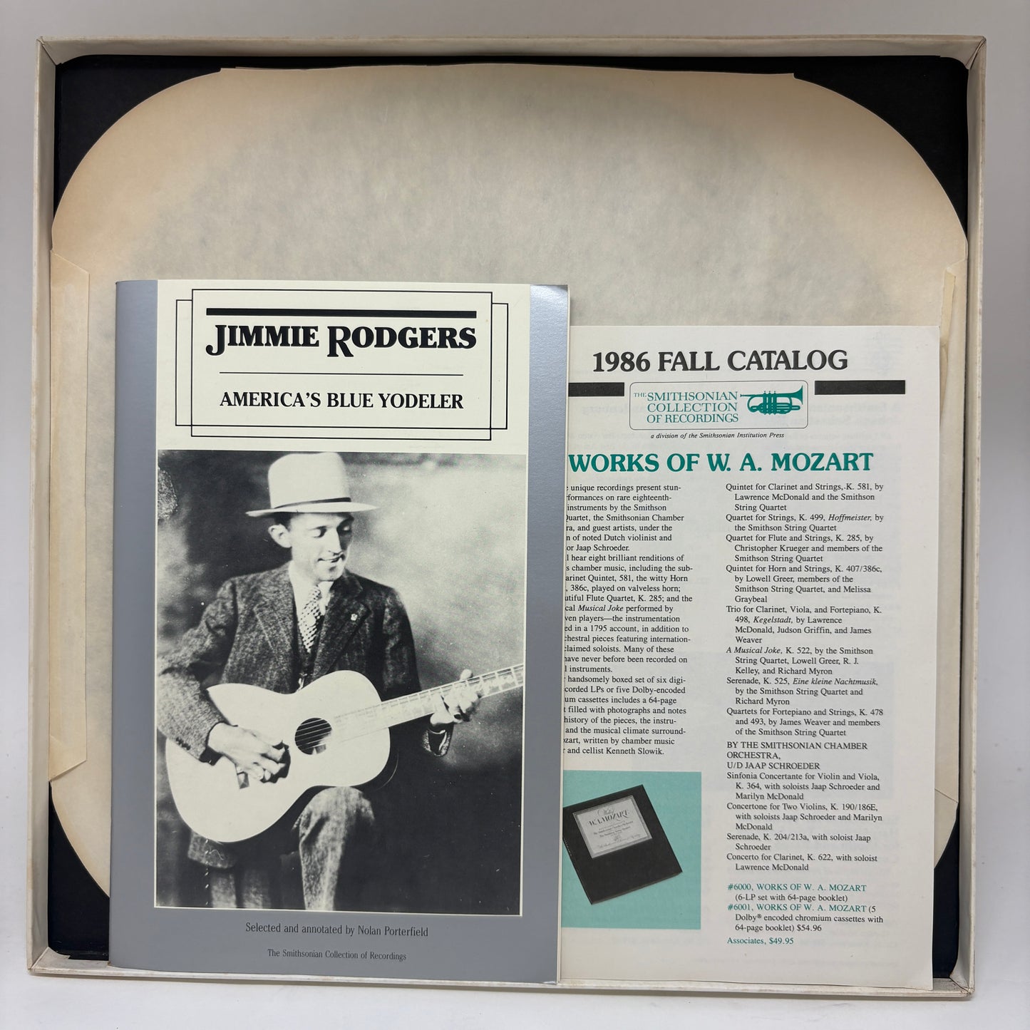 Jimmie Rodgers : On Record: America's Blue Yodeler (LP,Compilation)