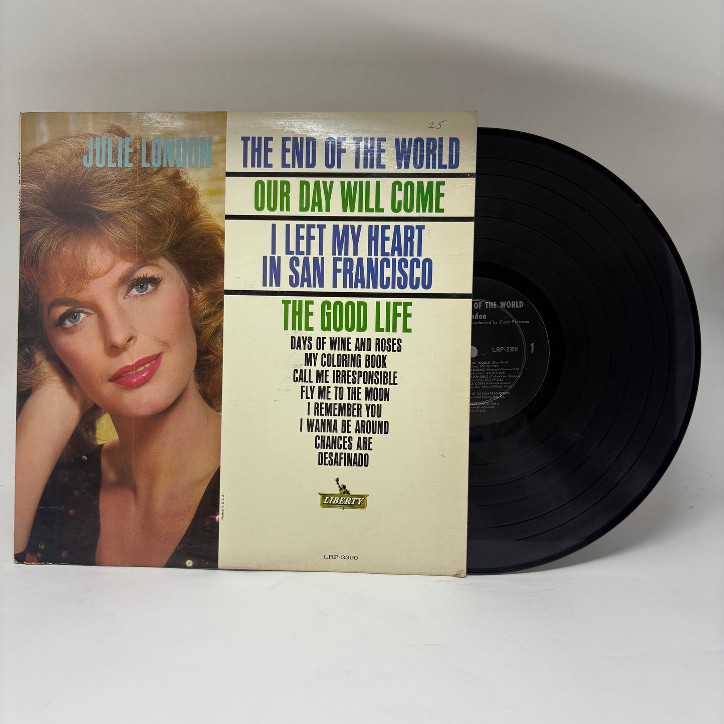 Julie London : The End Of The World (LP,Album,Mono)