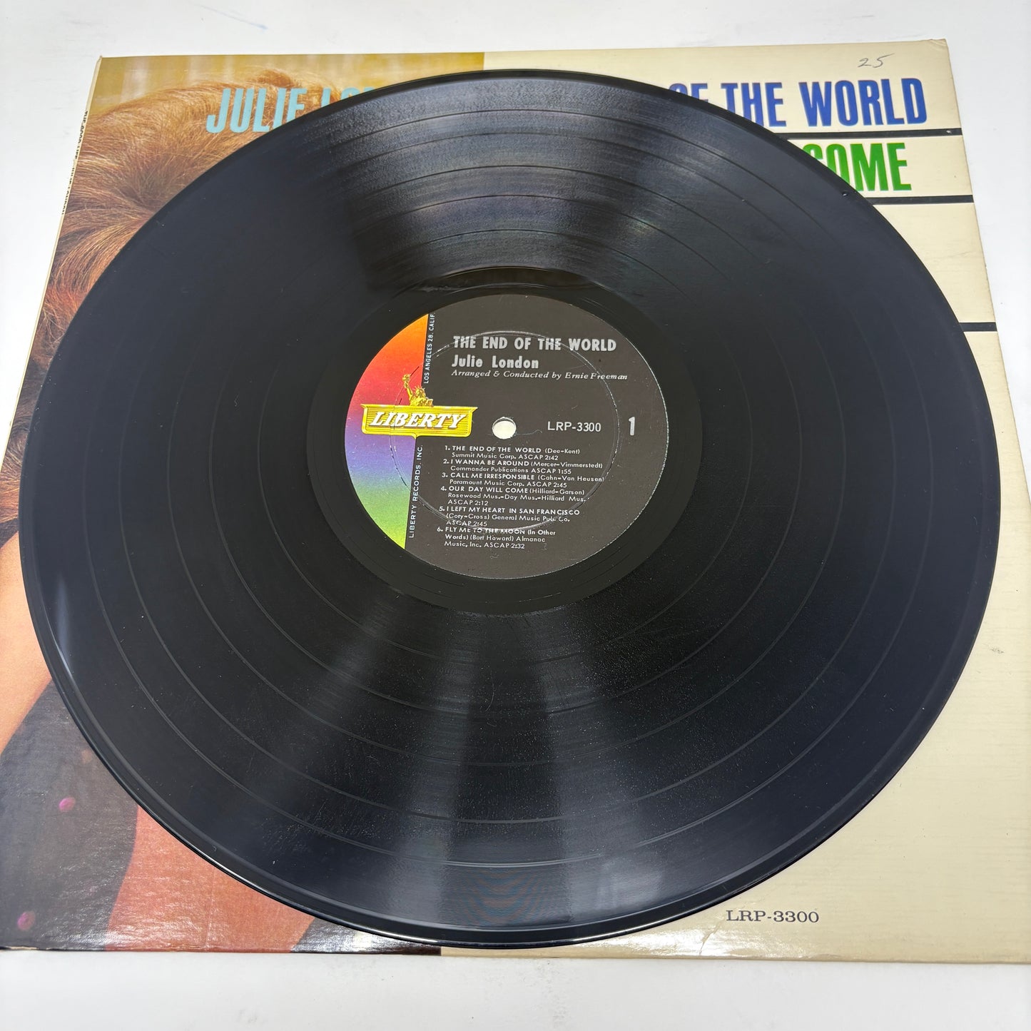 Julie London : The End Of The World (LP,Album,Mono)