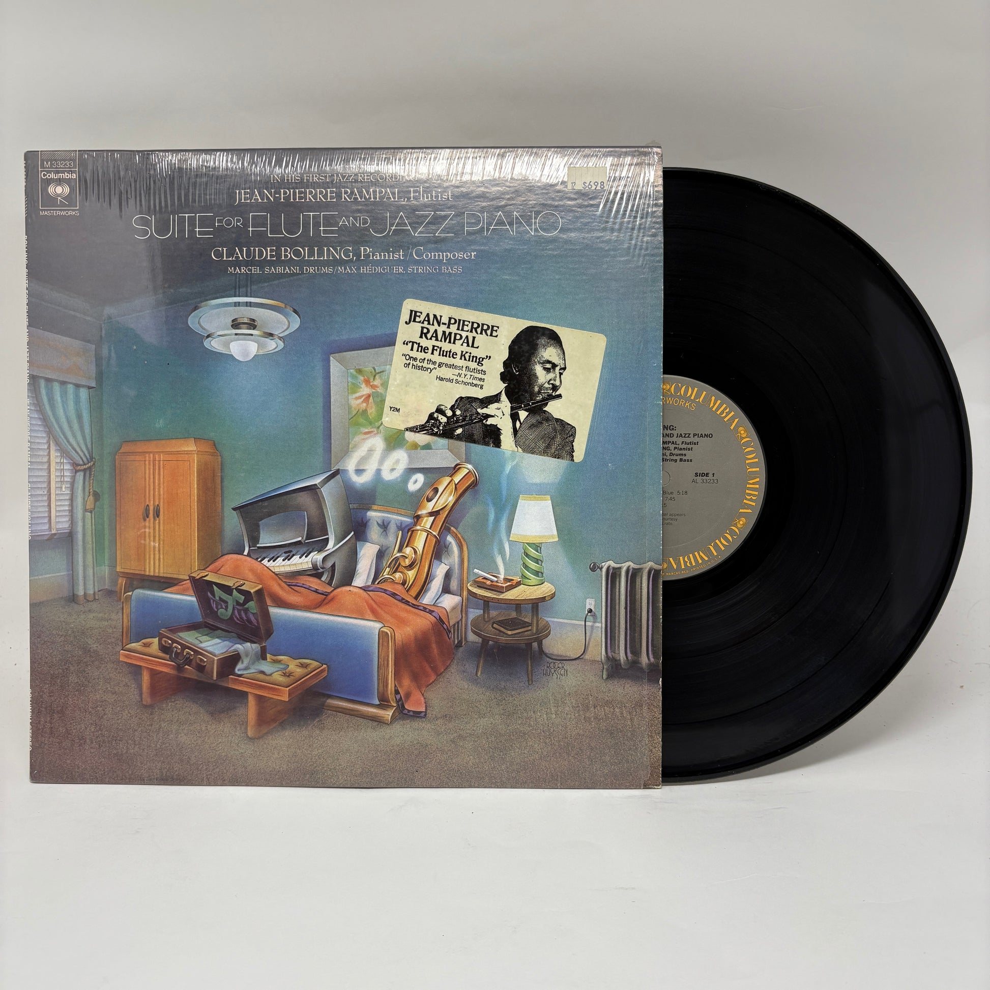 Jean-Pierre Rampal / Claude Bolling : Suite For Flute And Jazz Piano (LP,Album)