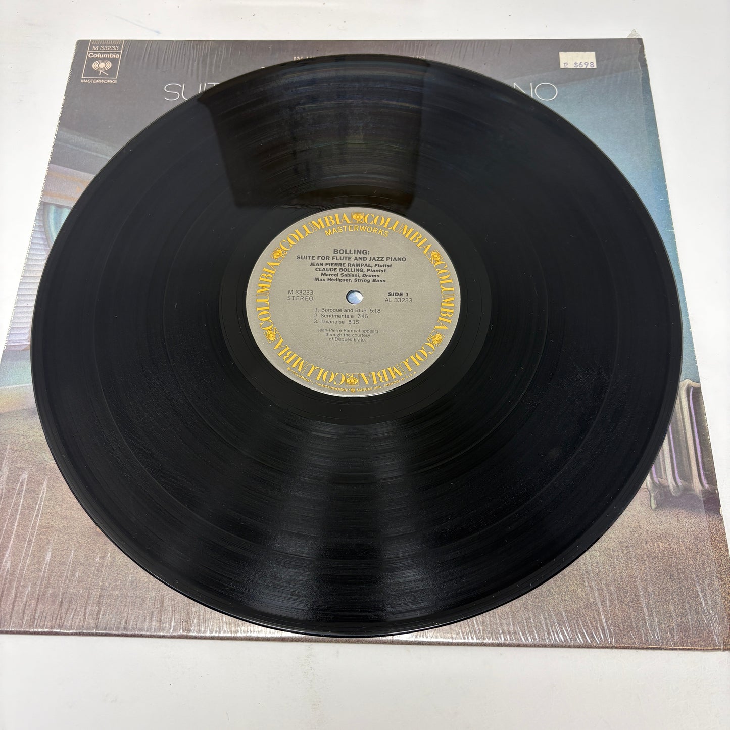 Jean-Pierre Rampal / Claude Bolling : Suite For Flute And Jazz Piano (LP,Album)