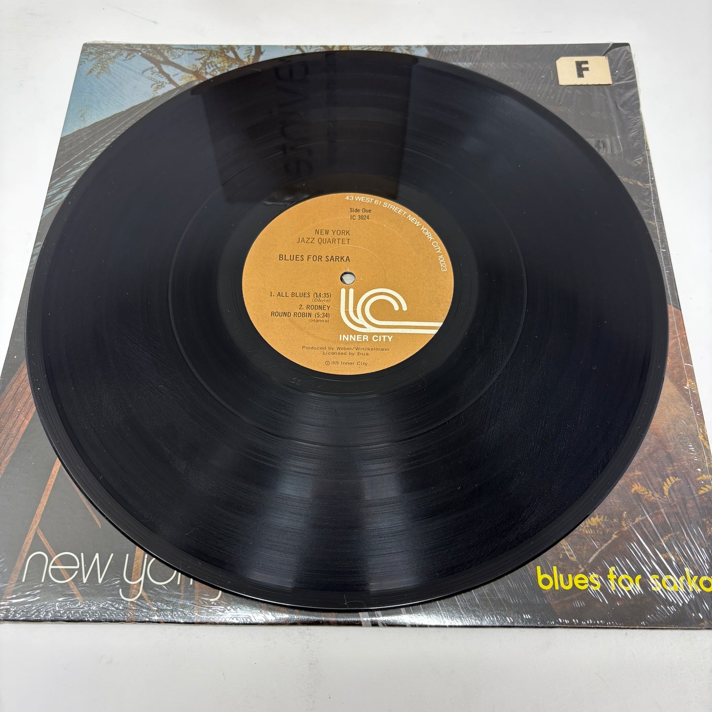 New York Jazz Quartet : Blues For Sarka (LP,Album)