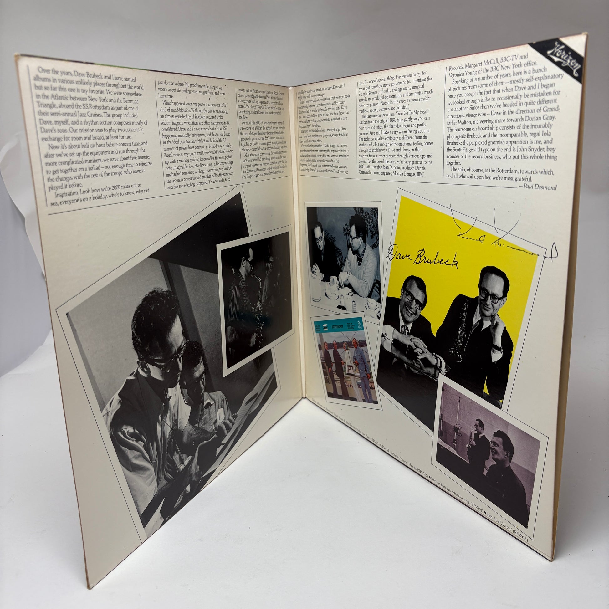 Dave Brubeck, Paul Desmond : Brubeck & Desmond 1975: The Duets (LP,Album)