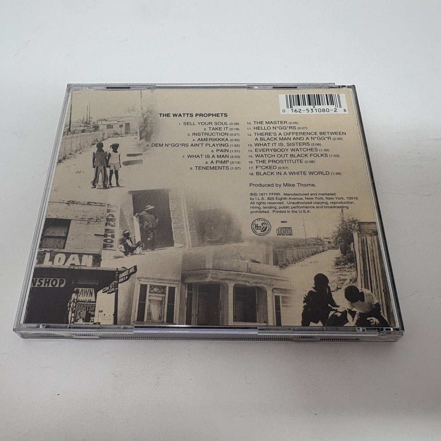 The Watts Prophets : Rappin' Black In A White World (Mini-Album)