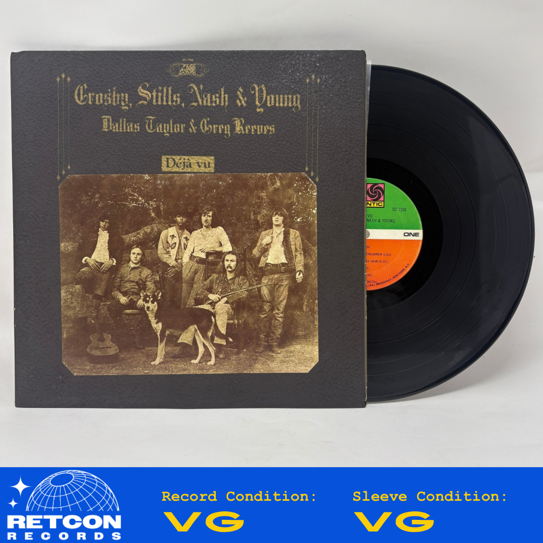 Crosby, Stills, Nash & Young : Déjà Vu (LP,Album,Stereo)
