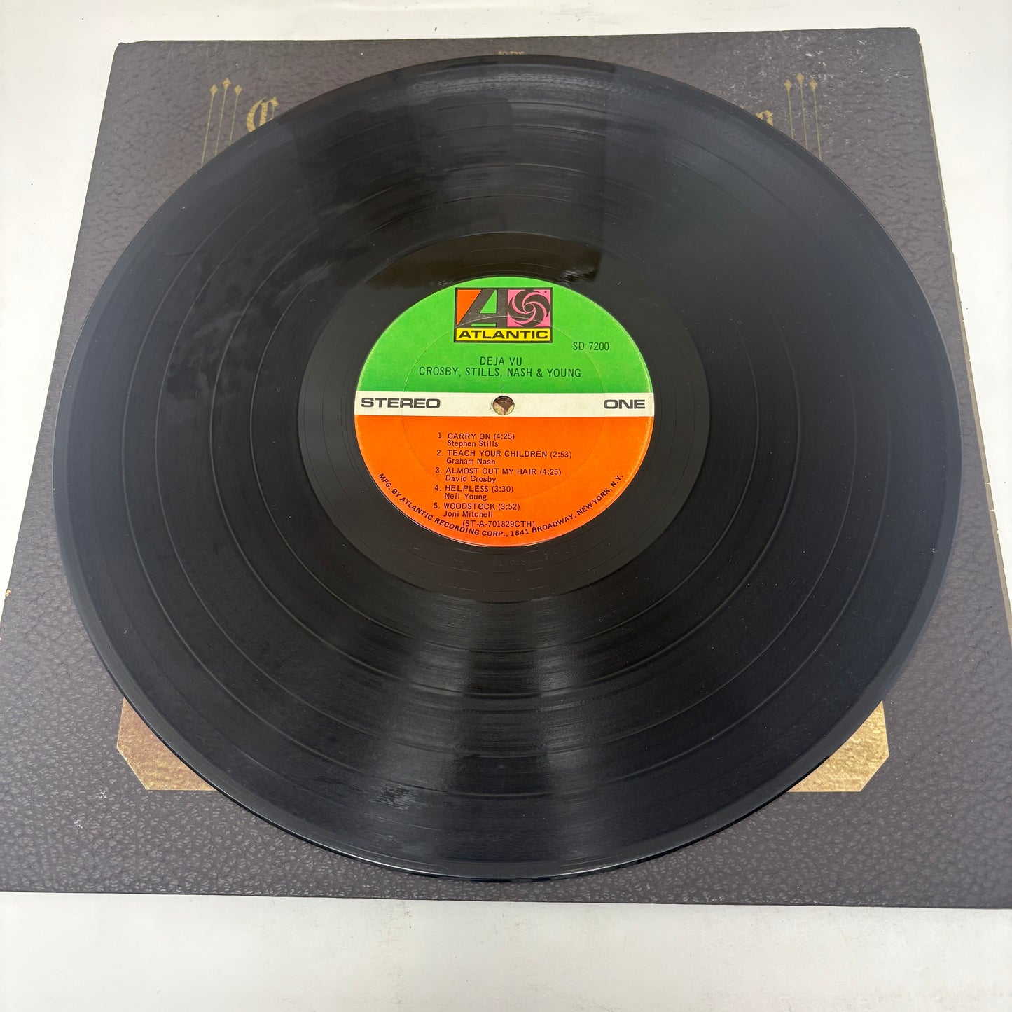 Crosby, Stills, Nash & Young : Déjà Vu (LP,Album,Stereo)