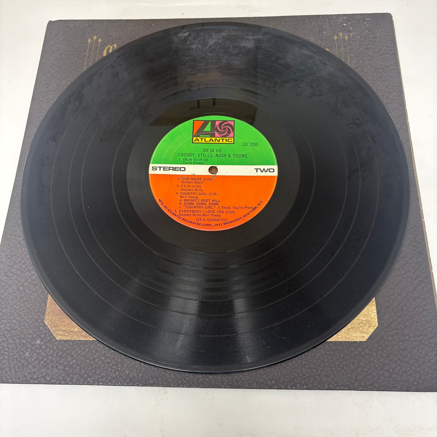 Crosby, Stills, Nash & Young : Déjà Vu (LP,Album,Stereo)