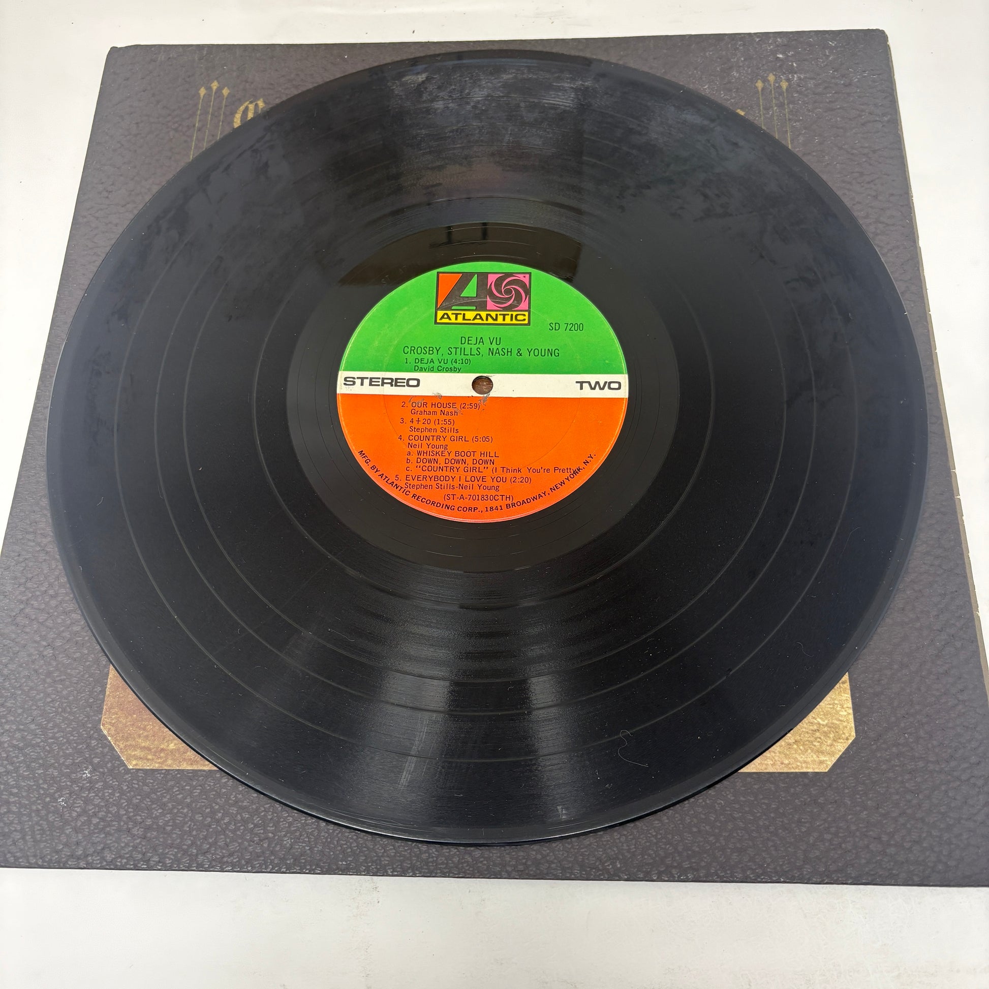 Crosby, Stills, Nash & Young : Déjà Vu (LP,Album,Stereo)