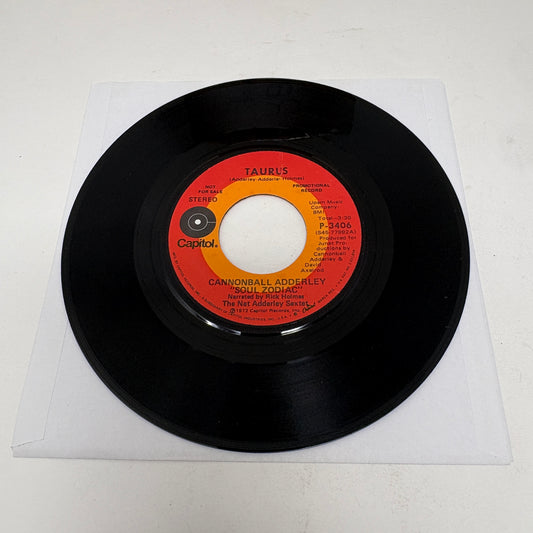 Cannonball Adderley : Taurus / Scorpio (7",45 RPM,Promo)
