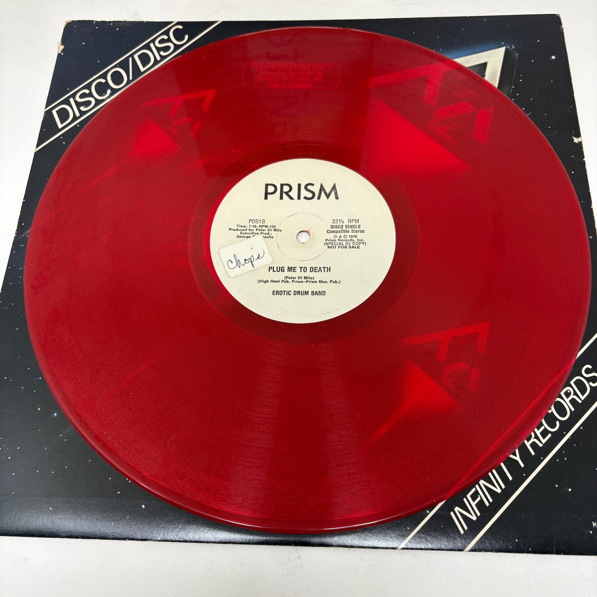 Erotic Drum Band : Love Disco Style / Jerky Rhythm (12",33 ⅓ RPM,Promo)