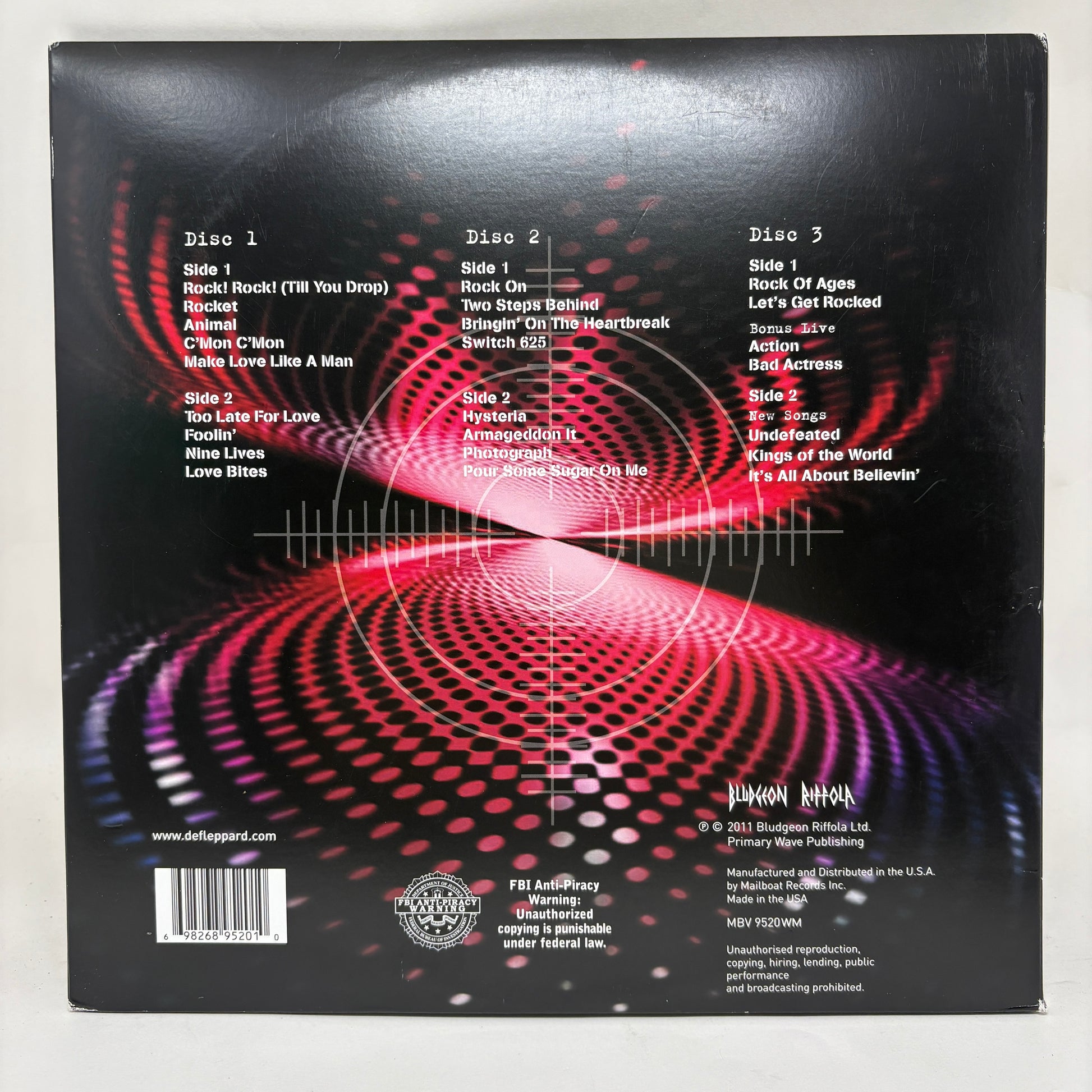 Def Leppard : Mirror Ball - Live & More (LP,Limited Edition)