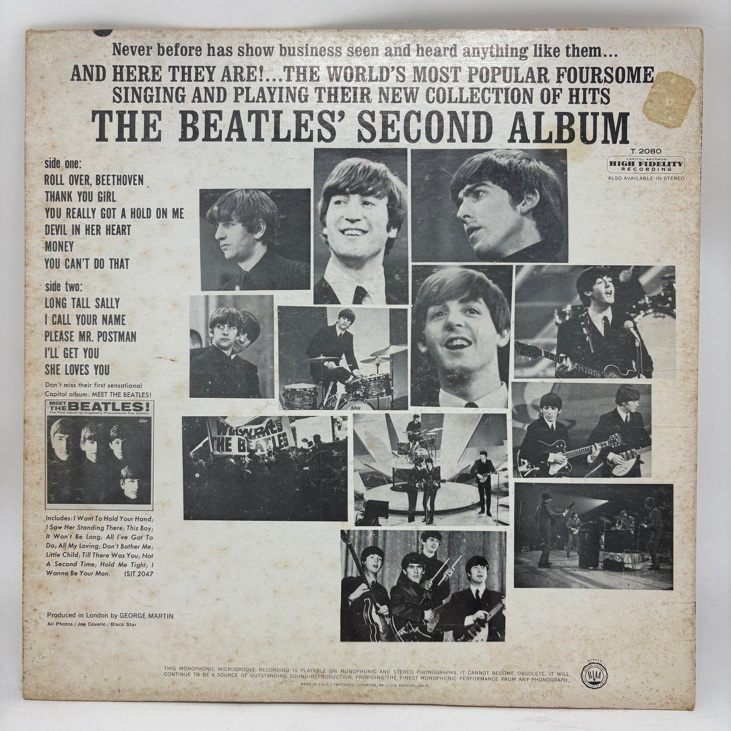 The Beatles : The Beatles' Second Album (LP,Album,Mono)