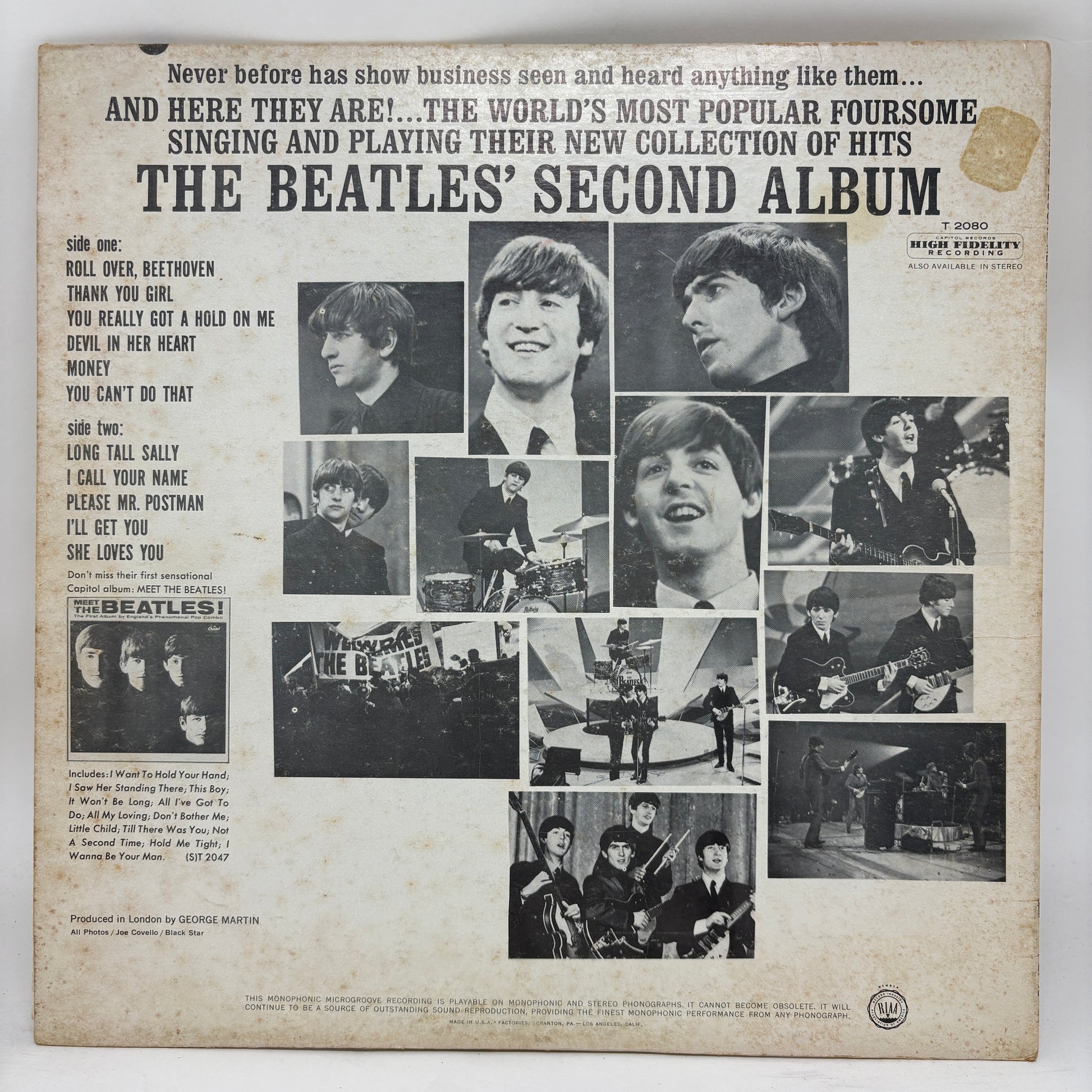 The Beatles : The Beatles' Second Album (LP,Album,Mono)