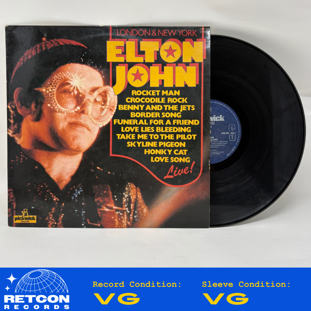 Elton John : London & New York (LP,Album,Reissue)