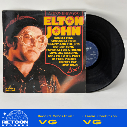 Elton John : London & New York (LP,Album,Reissue)