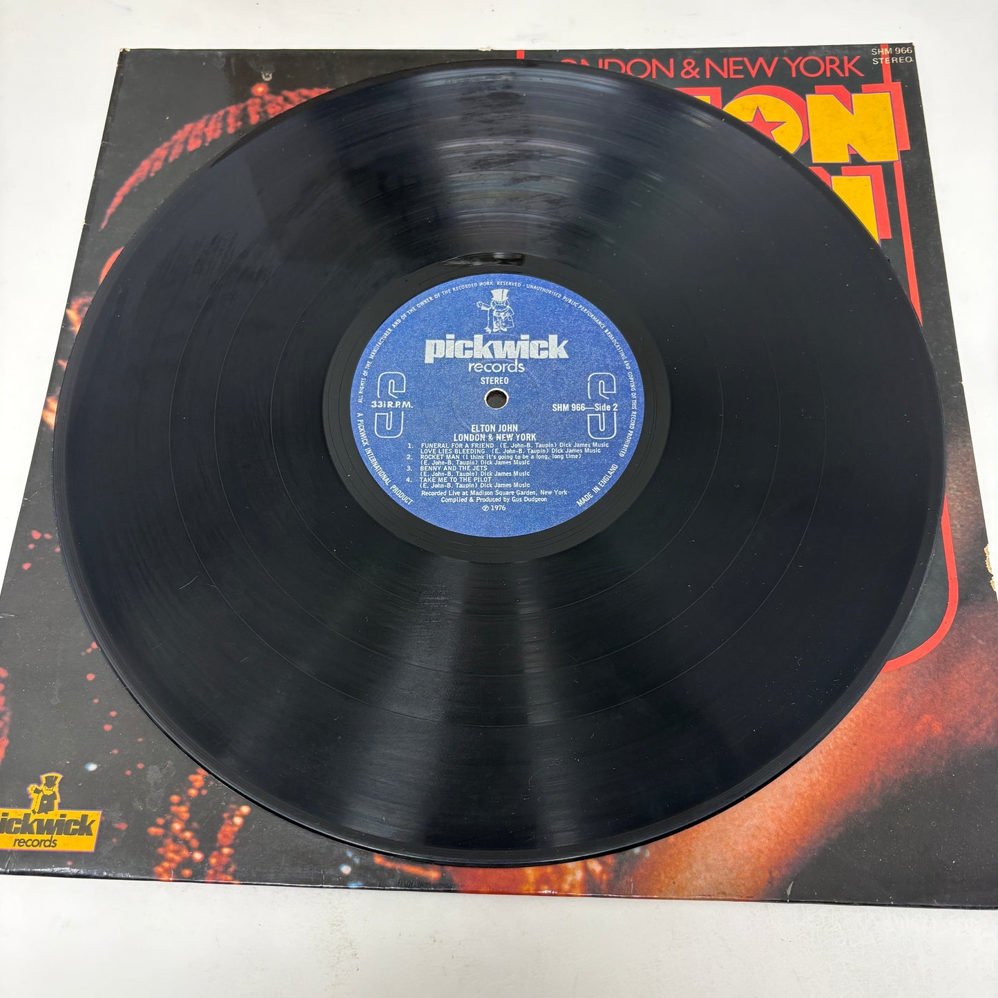 Elton John : London & New York (LP,Album,Reissue)