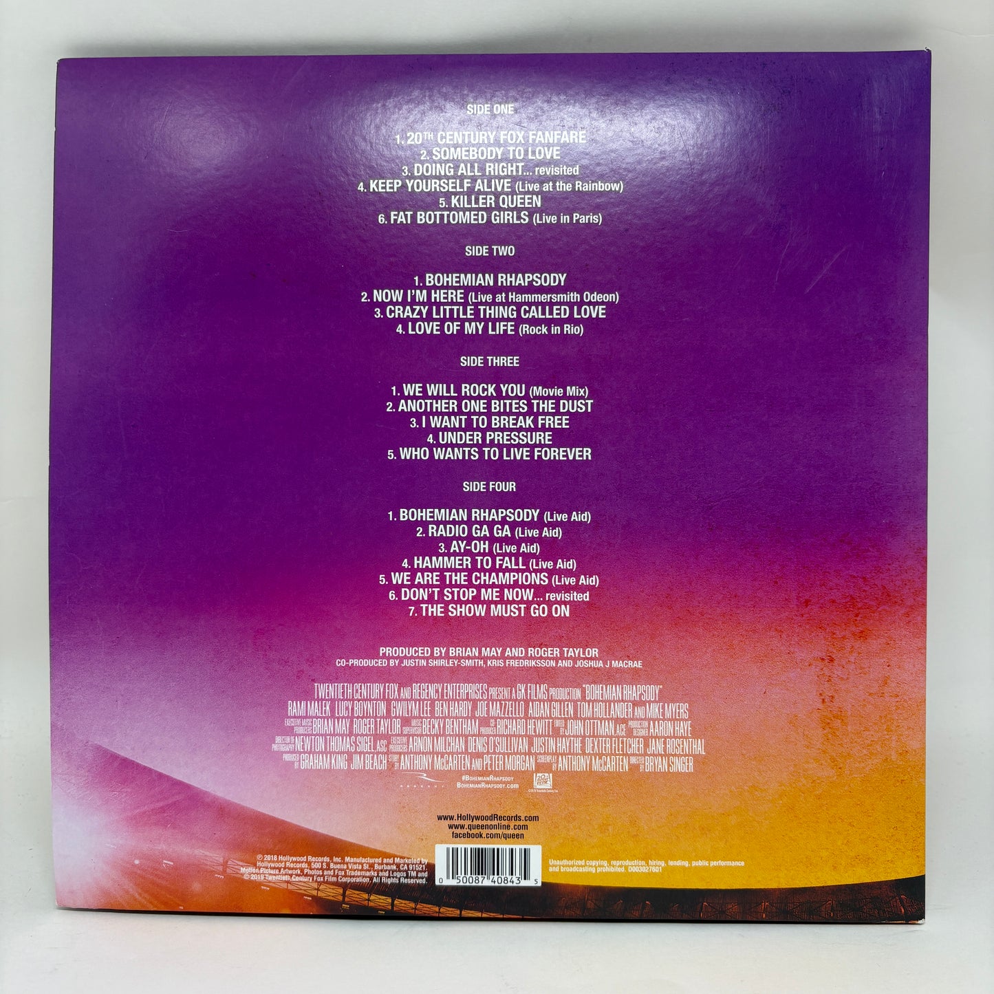 Queen : Bohemian Rhapsody (The Original Soundtrack) (LP,Album,Compilation,Stereo)