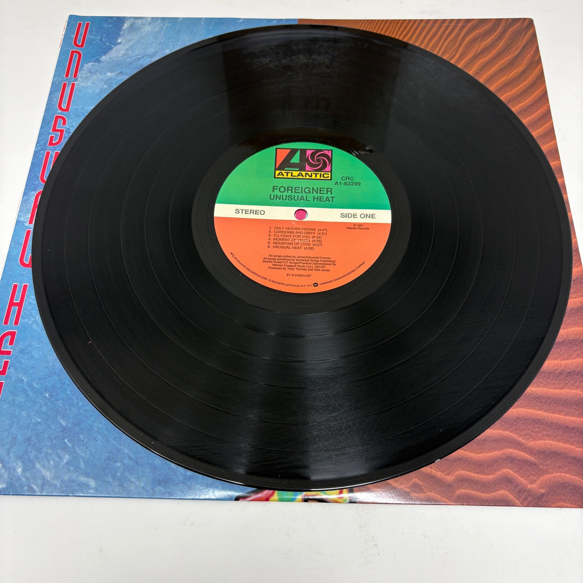 Foreigner : Unusual Heat (LP,Album,Club Edition,Stereo)