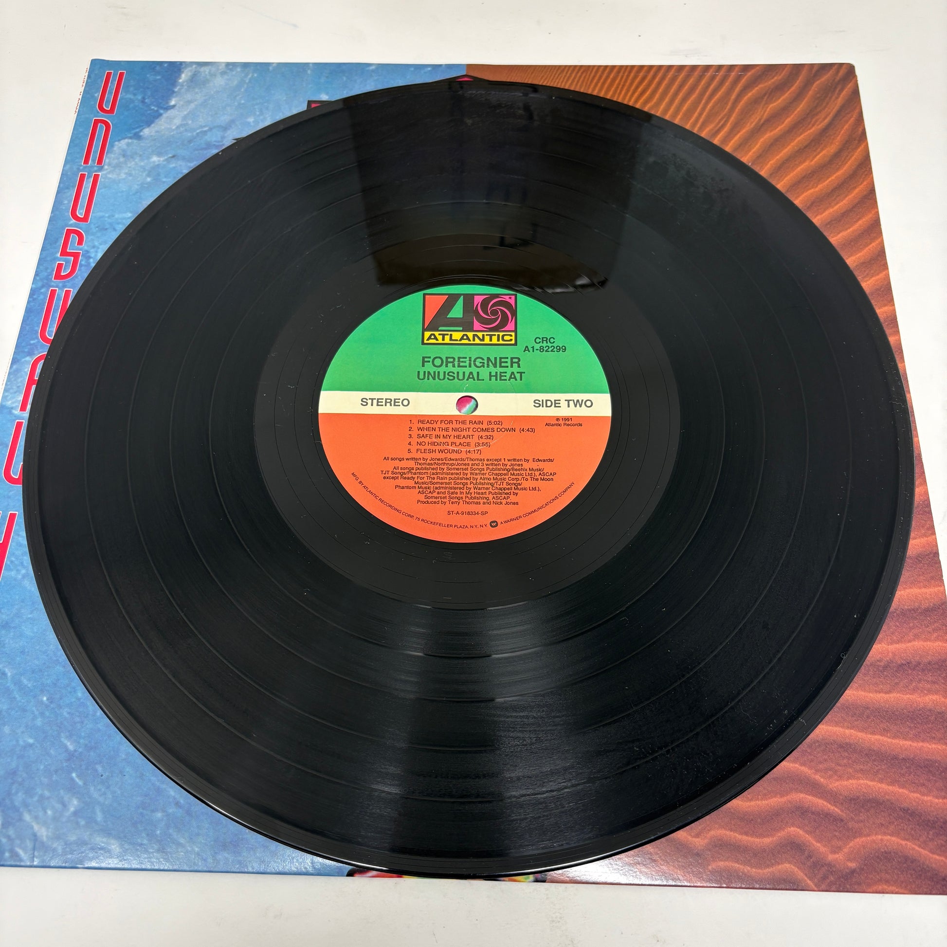 Foreigner : Unusual Heat (LP,Album,Club Edition,Stereo)