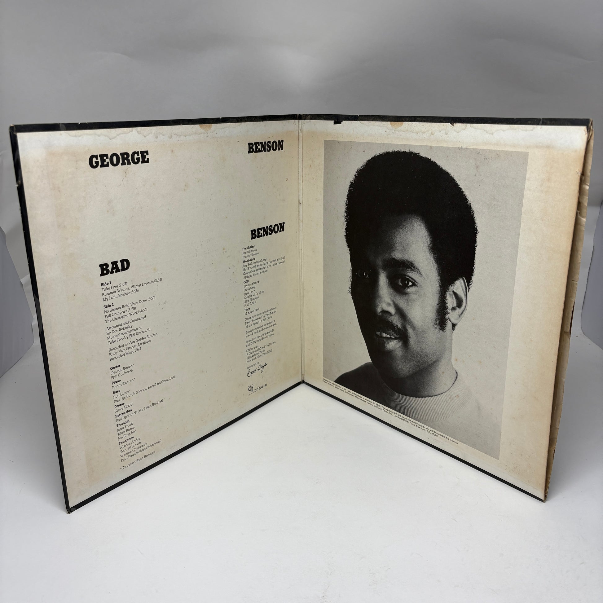 George Benson : Bad Benson (LP,Album,Stereo)