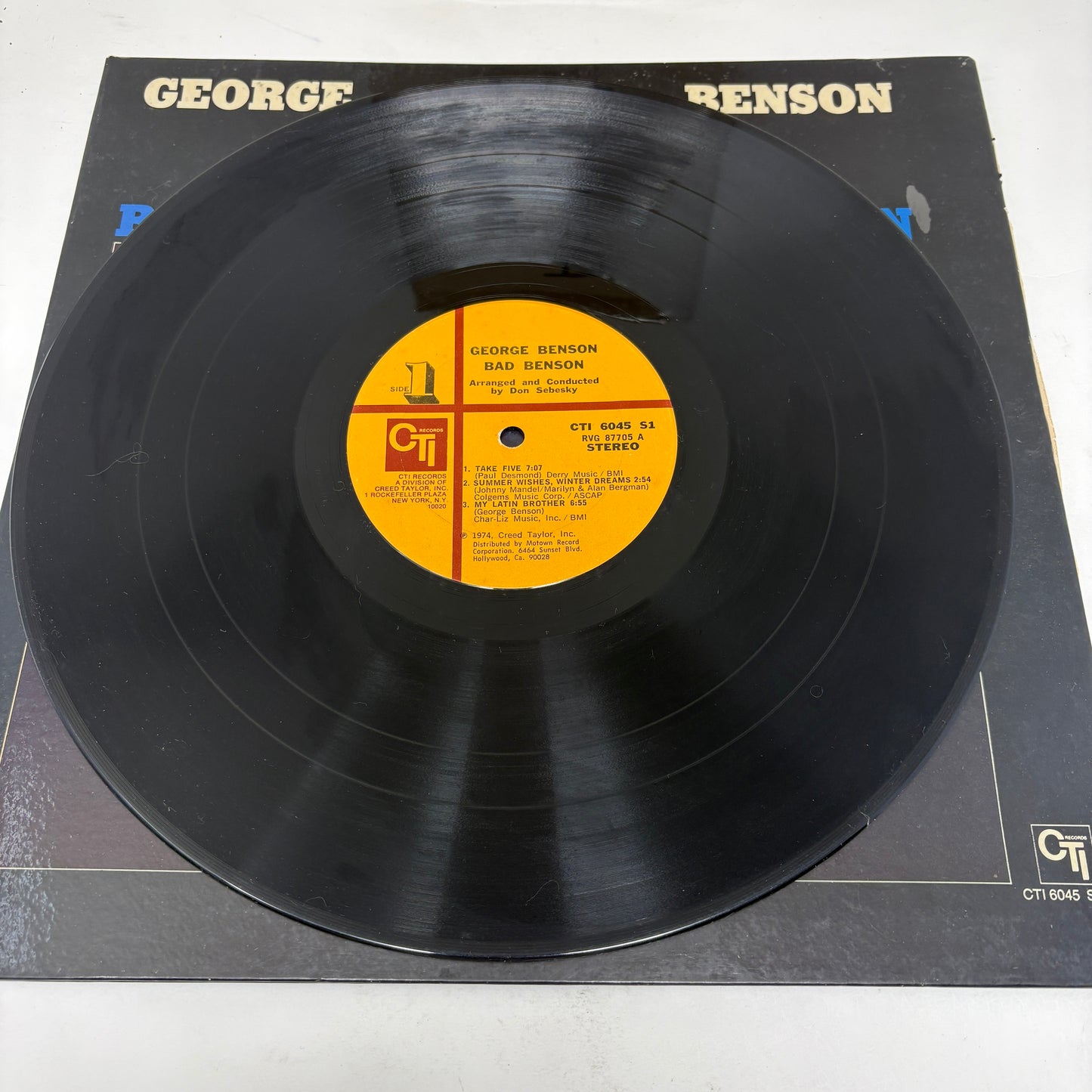 George Benson : Bad Benson (LP,Album,Stereo)