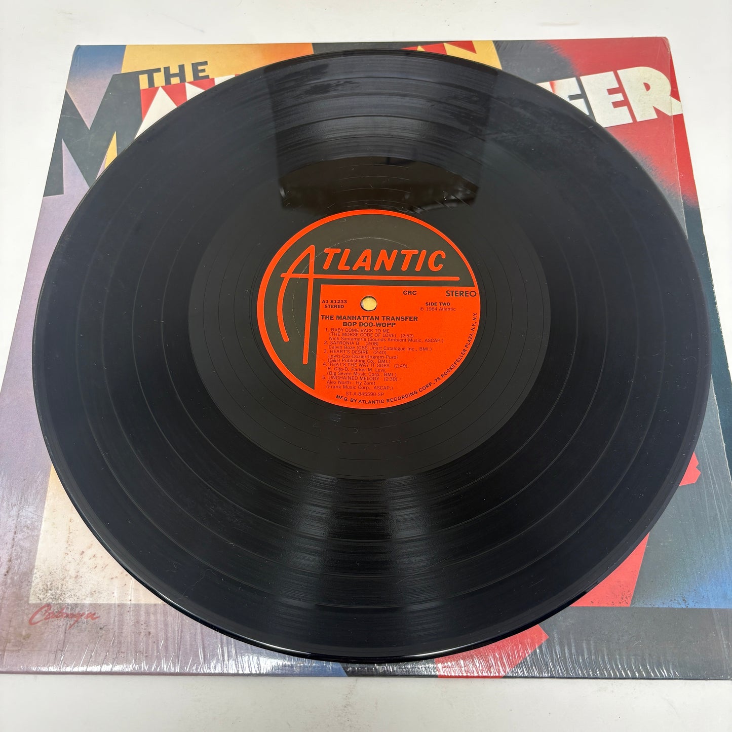 The Manhattan Transfer : Bop Doo-Wopp (LP,Album,Club Edition,Stereo)