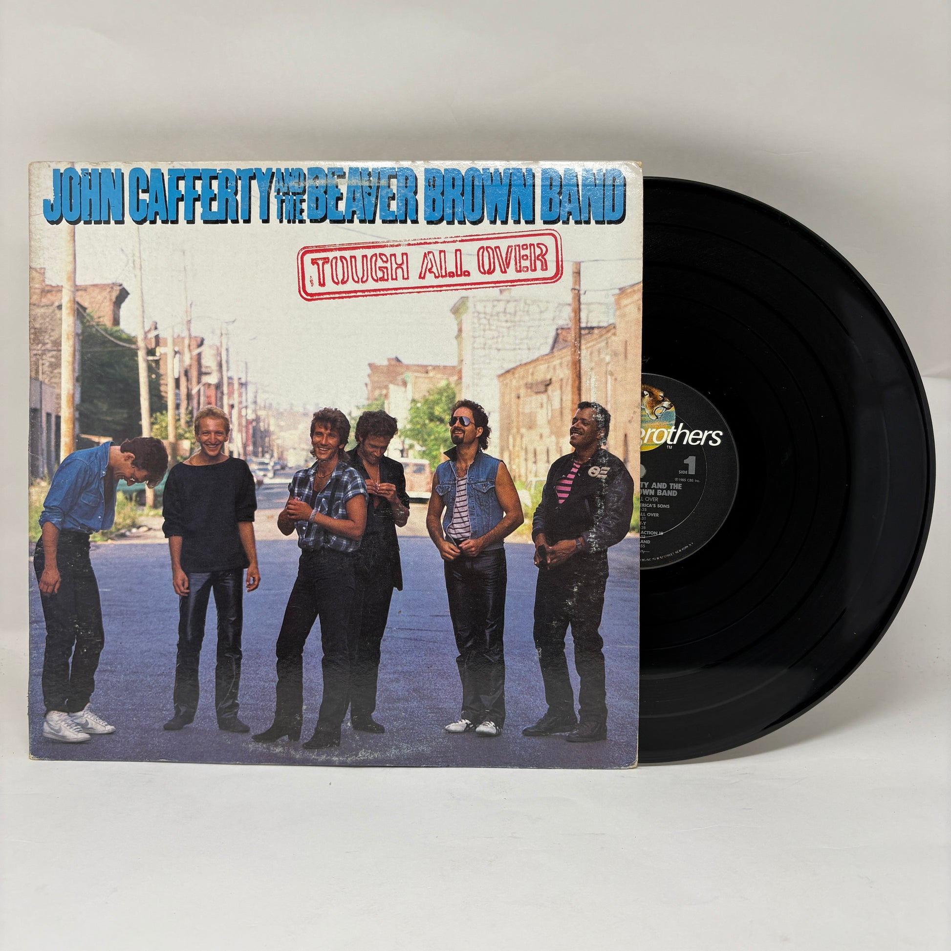 John Cafferty And The Beaver Brown Band : Tough All Over (LP,Album)
