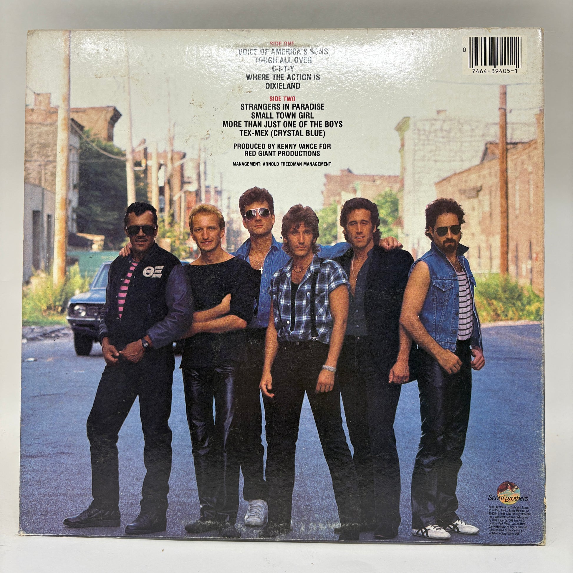 John Cafferty And The Beaver Brown Band : Tough All Over (LP,Album)