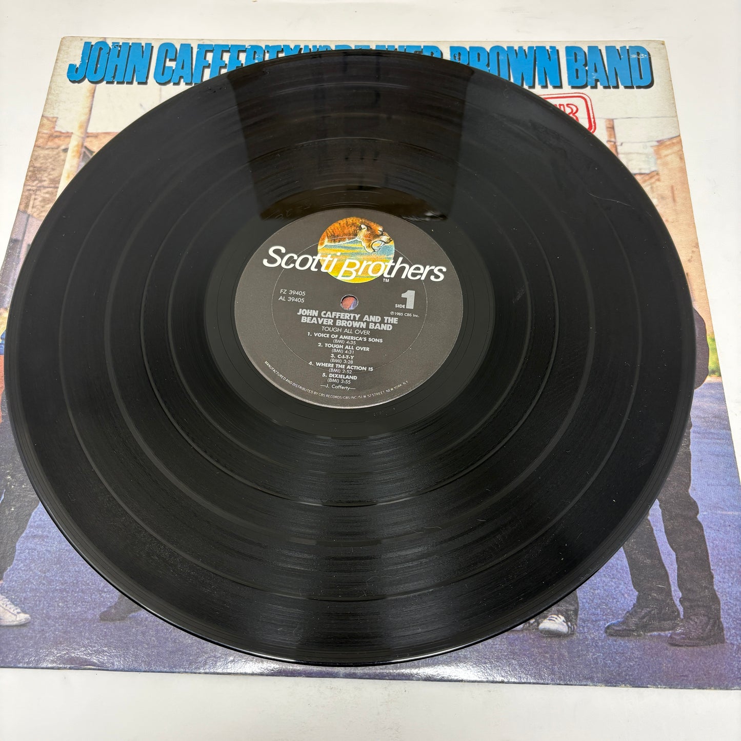John Cafferty And The Beaver Brown Band : Tough All Over (LP,Album)