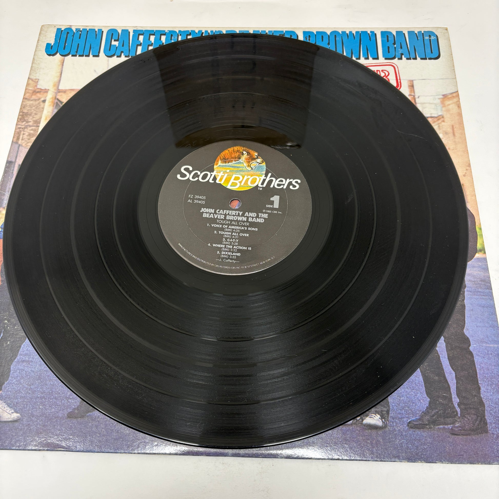 John Cafferty And The Beaver Brown Band : Tough All Over (LP,Album)