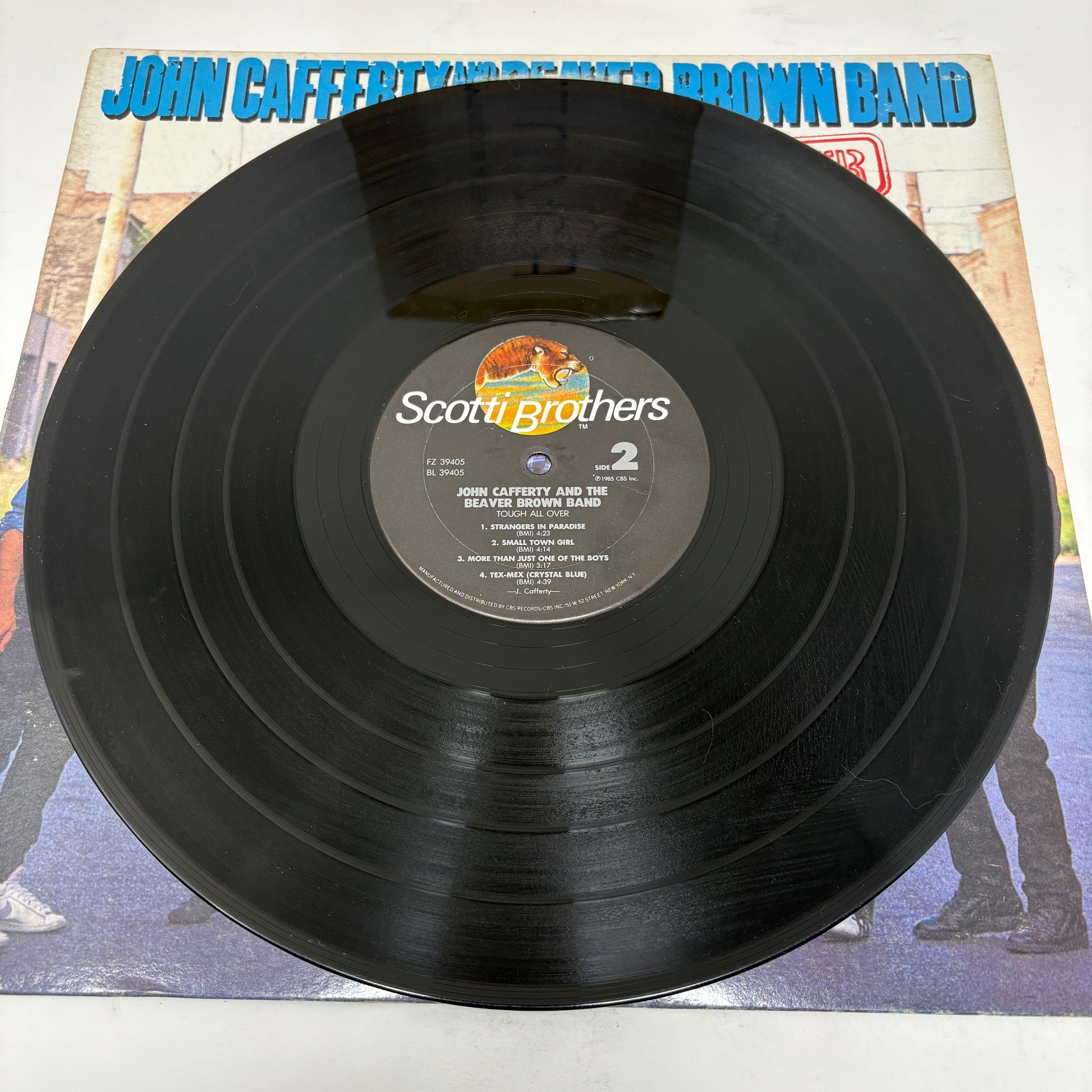 John Cafferty And The Beaver Brown Band : Tough All Over (LP,Album)