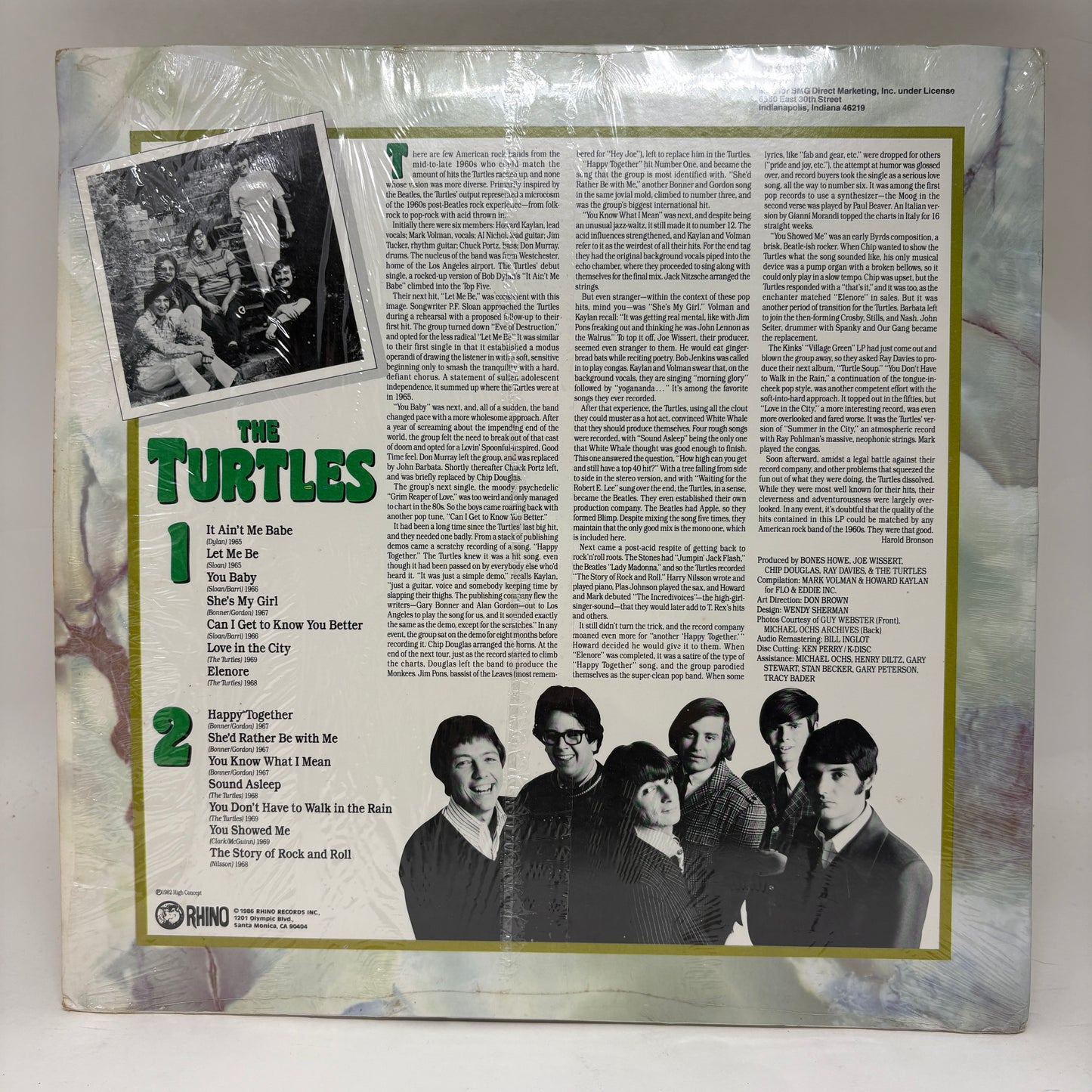 The Turtles : The Best Of The Turtles (LP,Compilation,Club Edition)