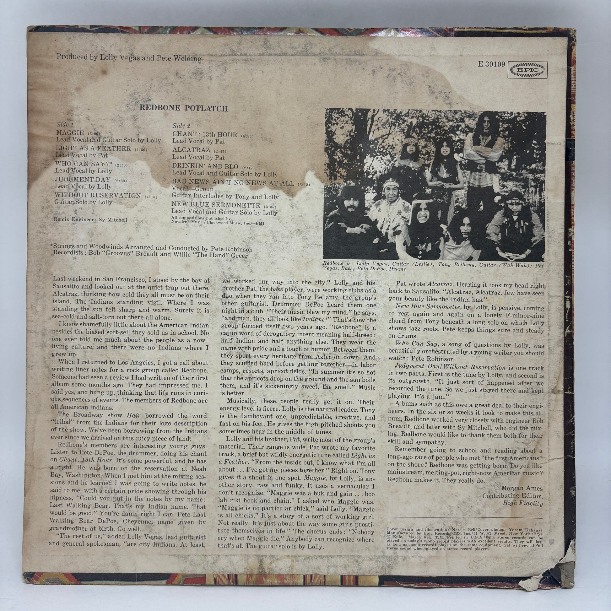 Redbone : Potlatch (LP,Album)