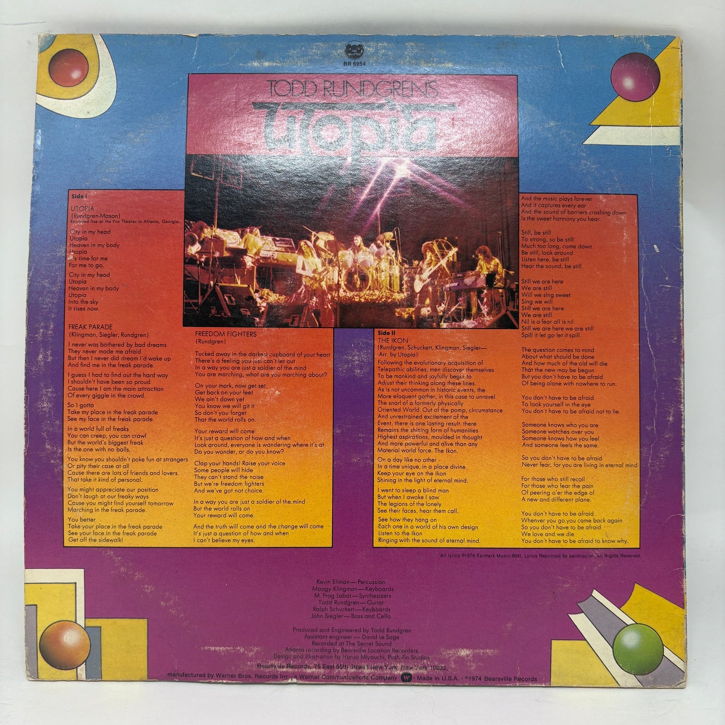 Utopia (5) : Todd Rundgren's Utopia (LP,Album)