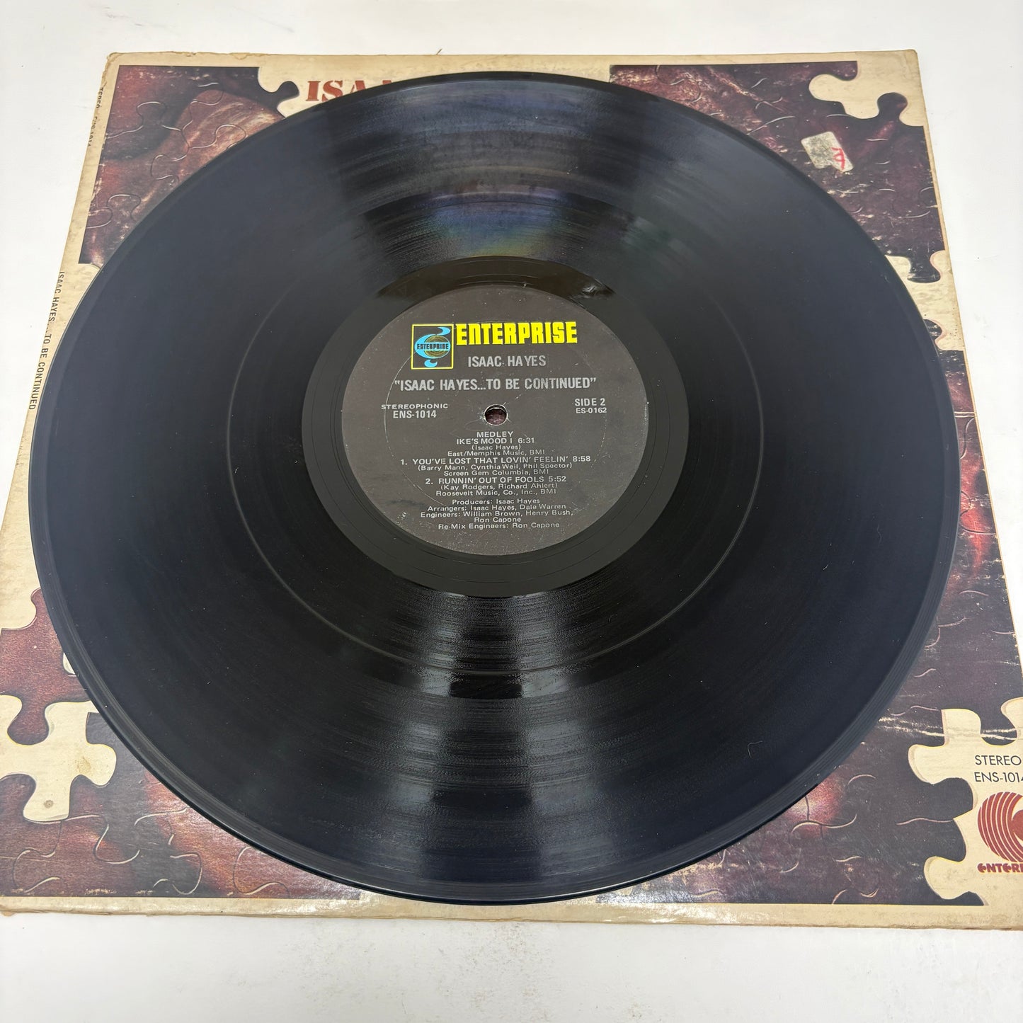 Isaac Hayes : ...To Be Continued (LP,Album,Stereo)