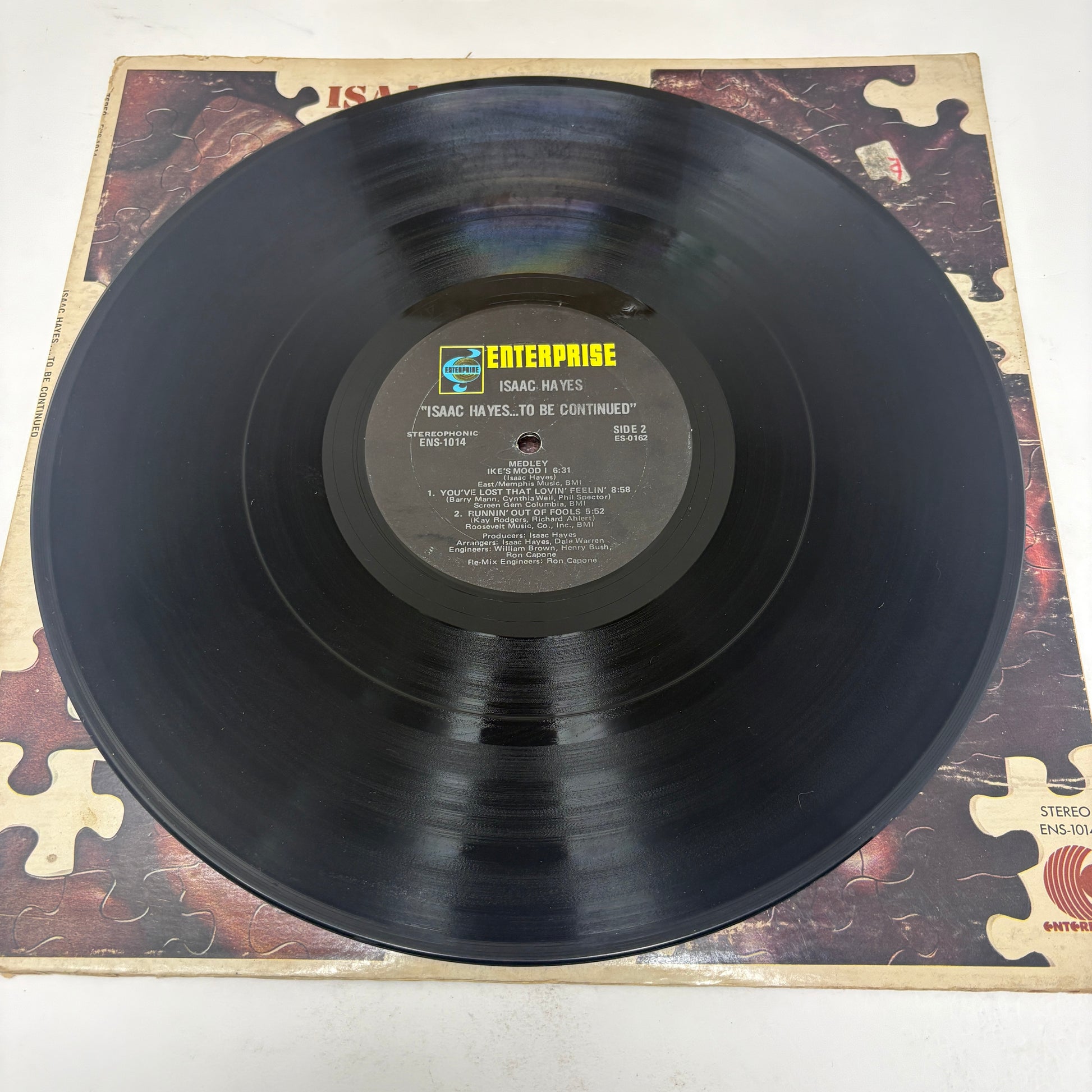 Isaac Hayes : ...To Be Continued (LP,Album,Stereo)