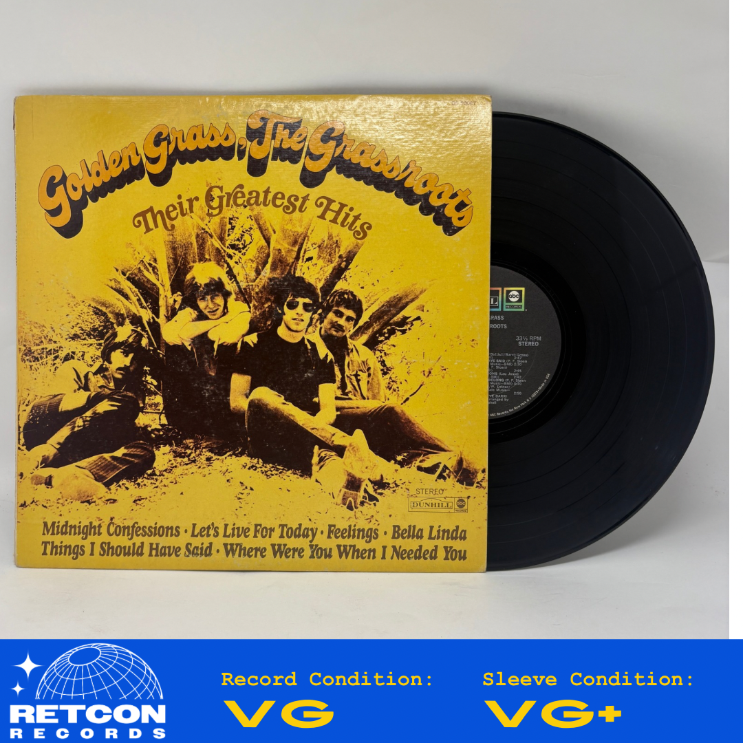 The Grass Roots : Golden Grass: Their Greatest Hits (LP,Compilation,Repress,Stereo)