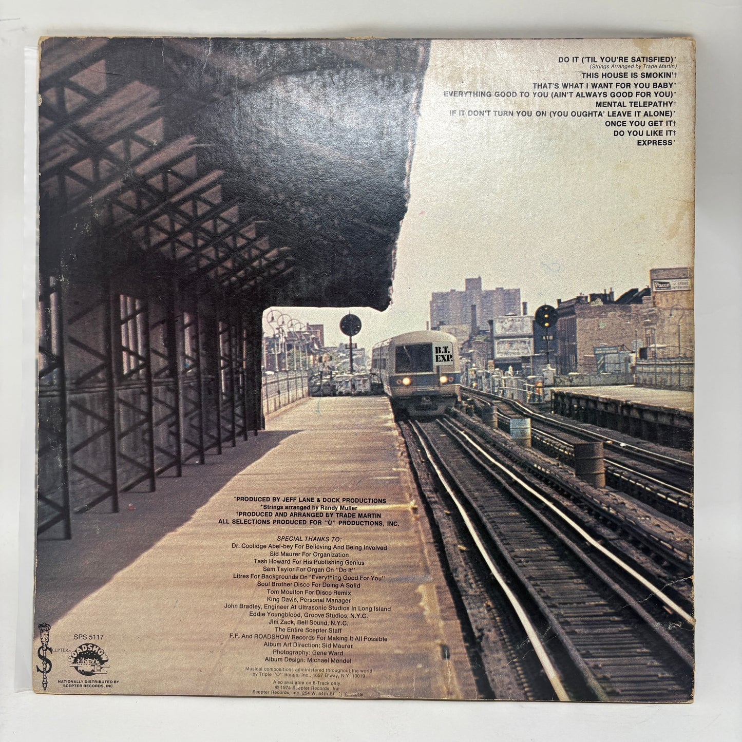 B.T. Express : Do It ('Til You're Satisfied) (LP,Album,Stereo)