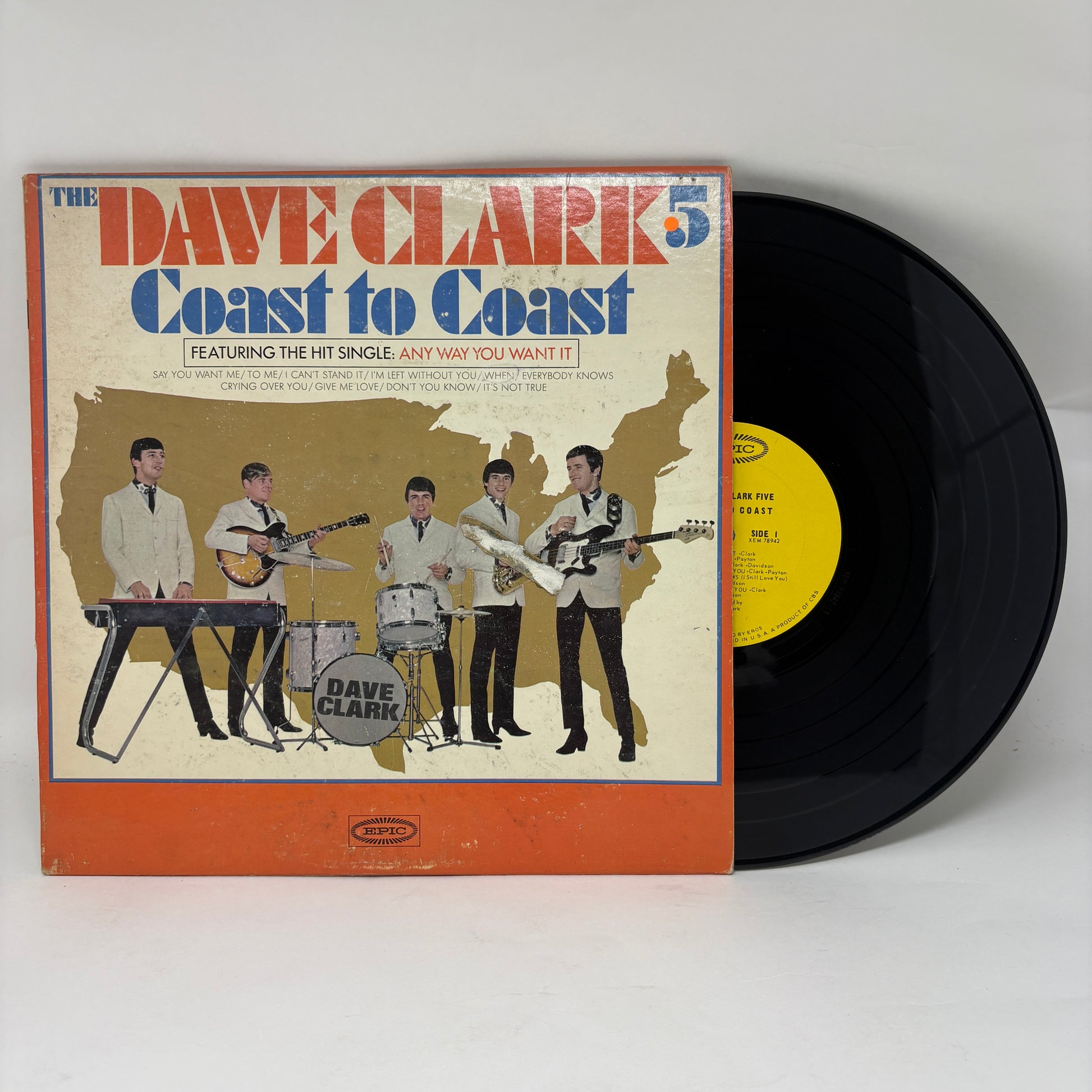 The Dave Clark Five : Coast To Coast (LP,Album,Mono)