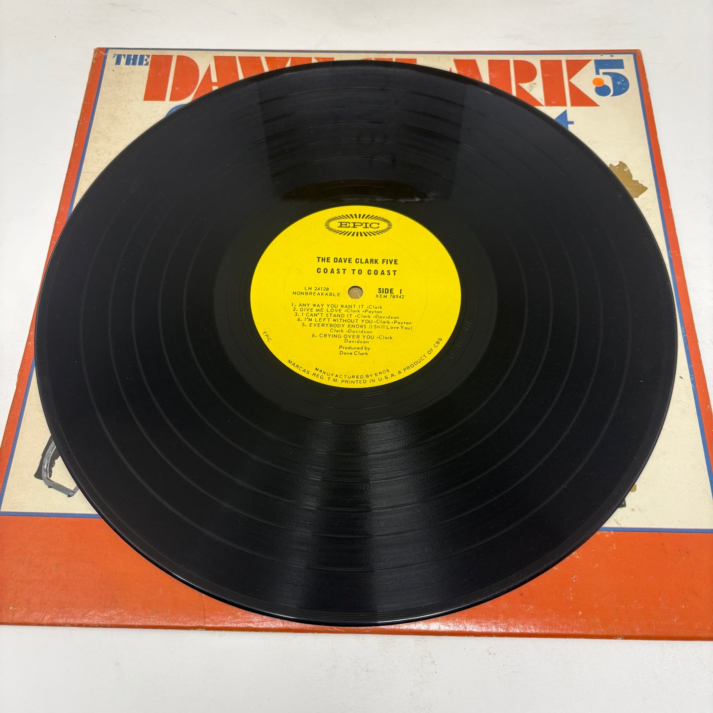 The Dave Clark Five : Coast To Coast (LP,Album,Mono)