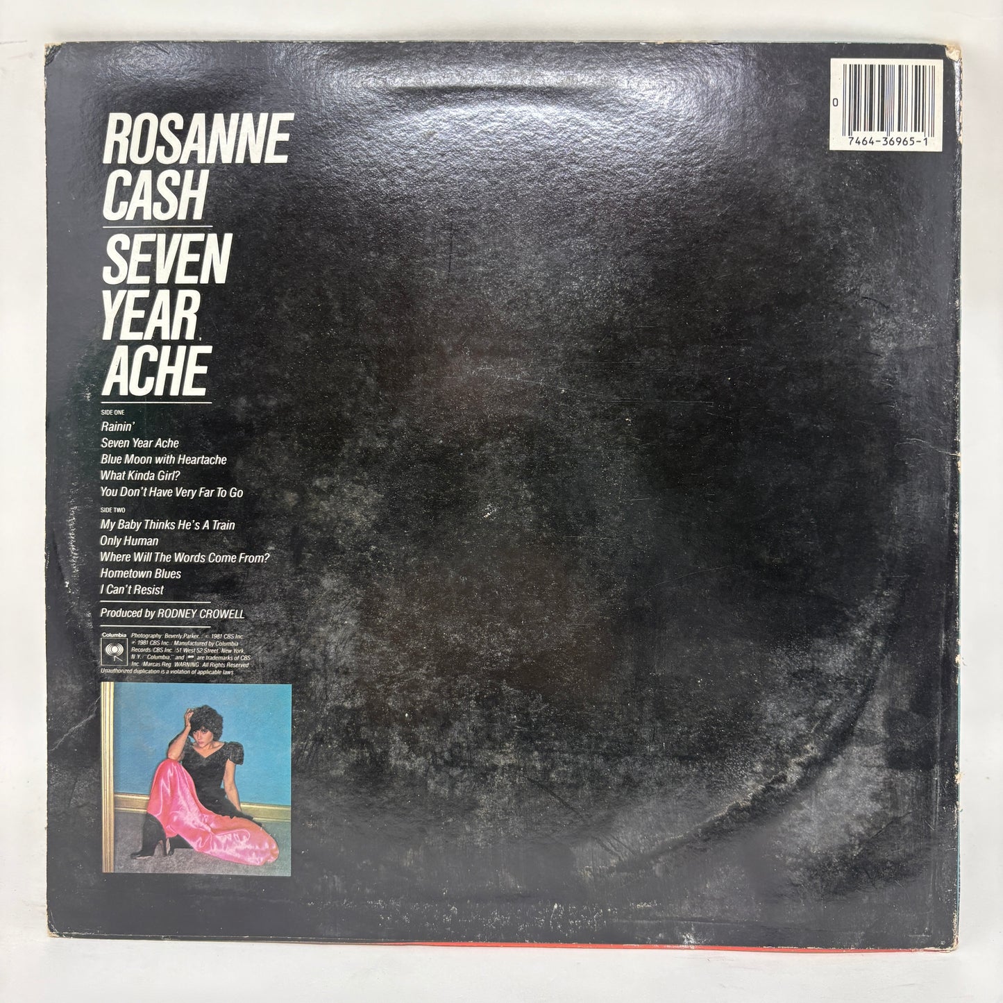 Rosanne Cash : Seven Year Ache (LP,Album)