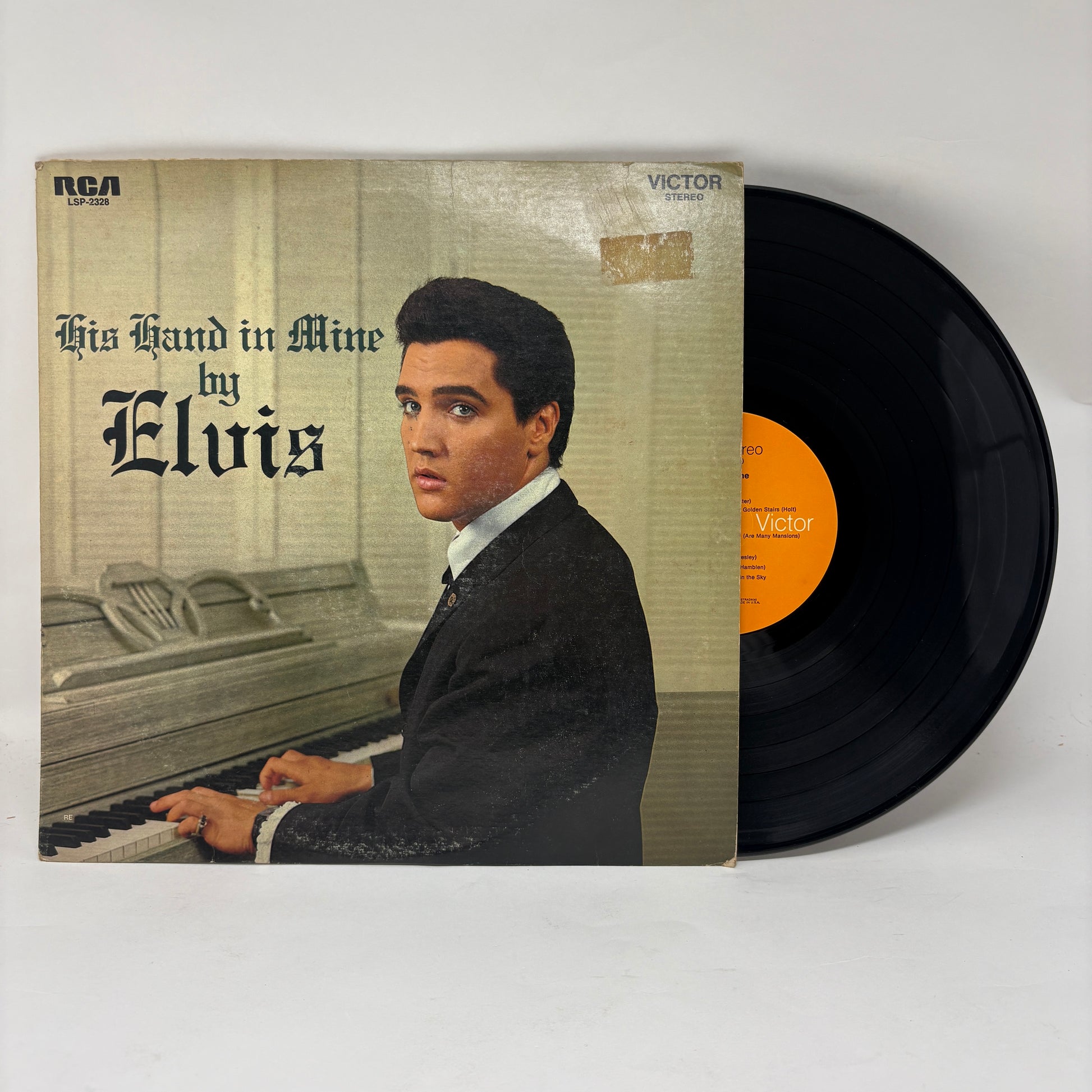 Elvis Presley : His Hand In Mine (LP,Album,Reissue,Stereo)