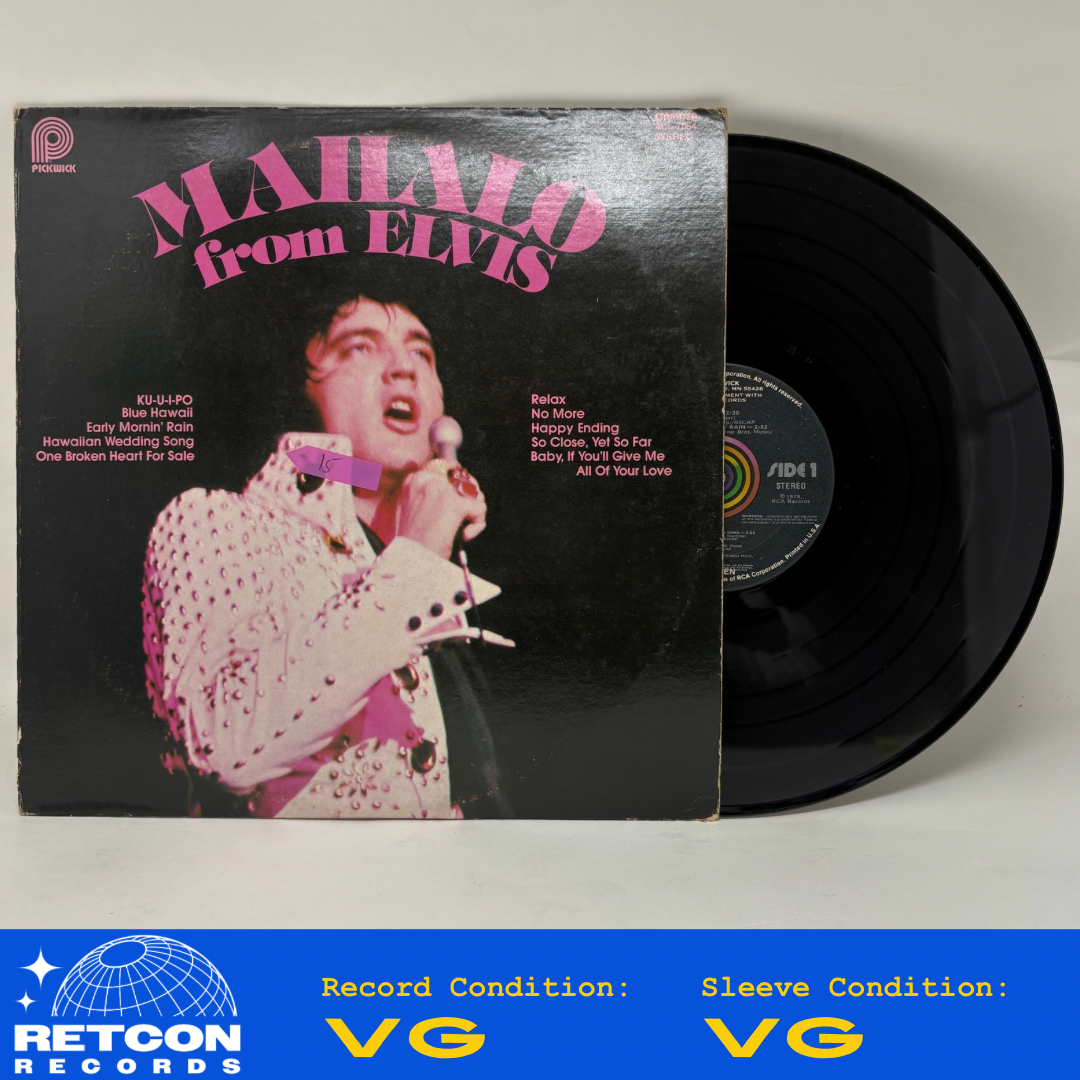 Elvis Presley : Mahalo From Elvis (LP,Compilation,Stereo)