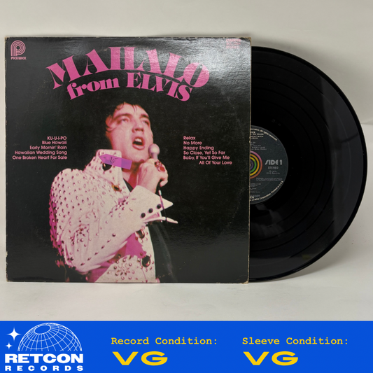 Elvis Presley : Mahalo From Elvis (LP,Compilation,Stereo)